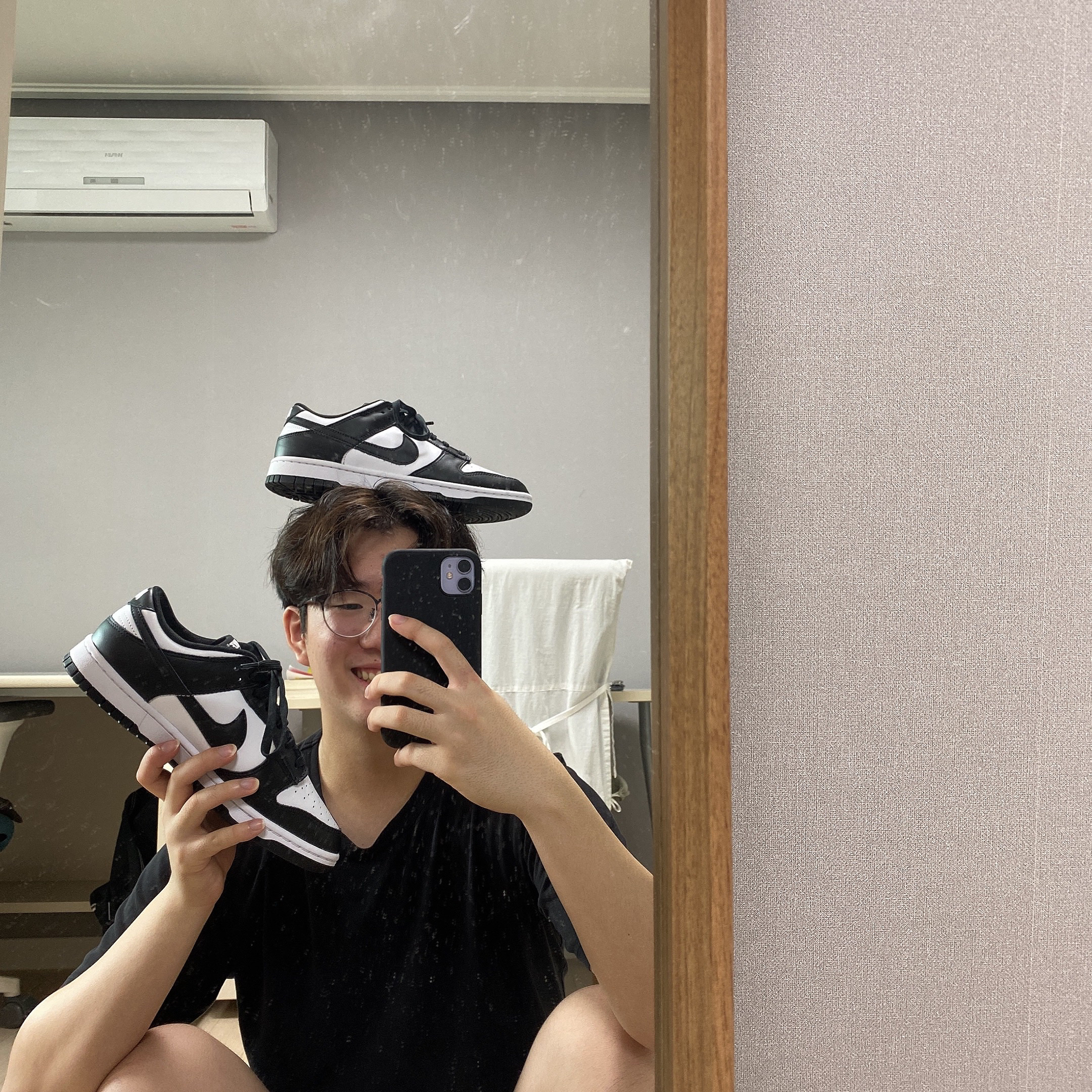 Nike Dunk Low Retro Black 착용 스타일