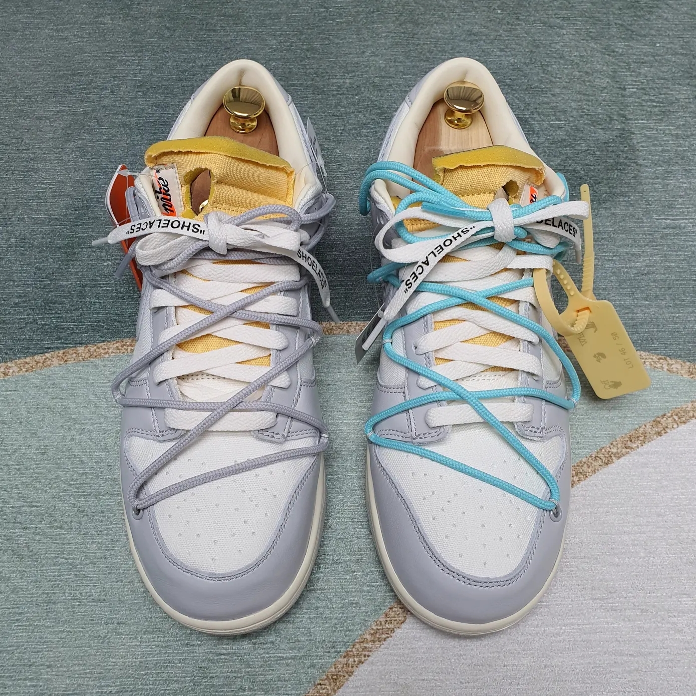 Nike x Off-White Dunk Low The 50 - Lot 46 착용 스타일 - 1