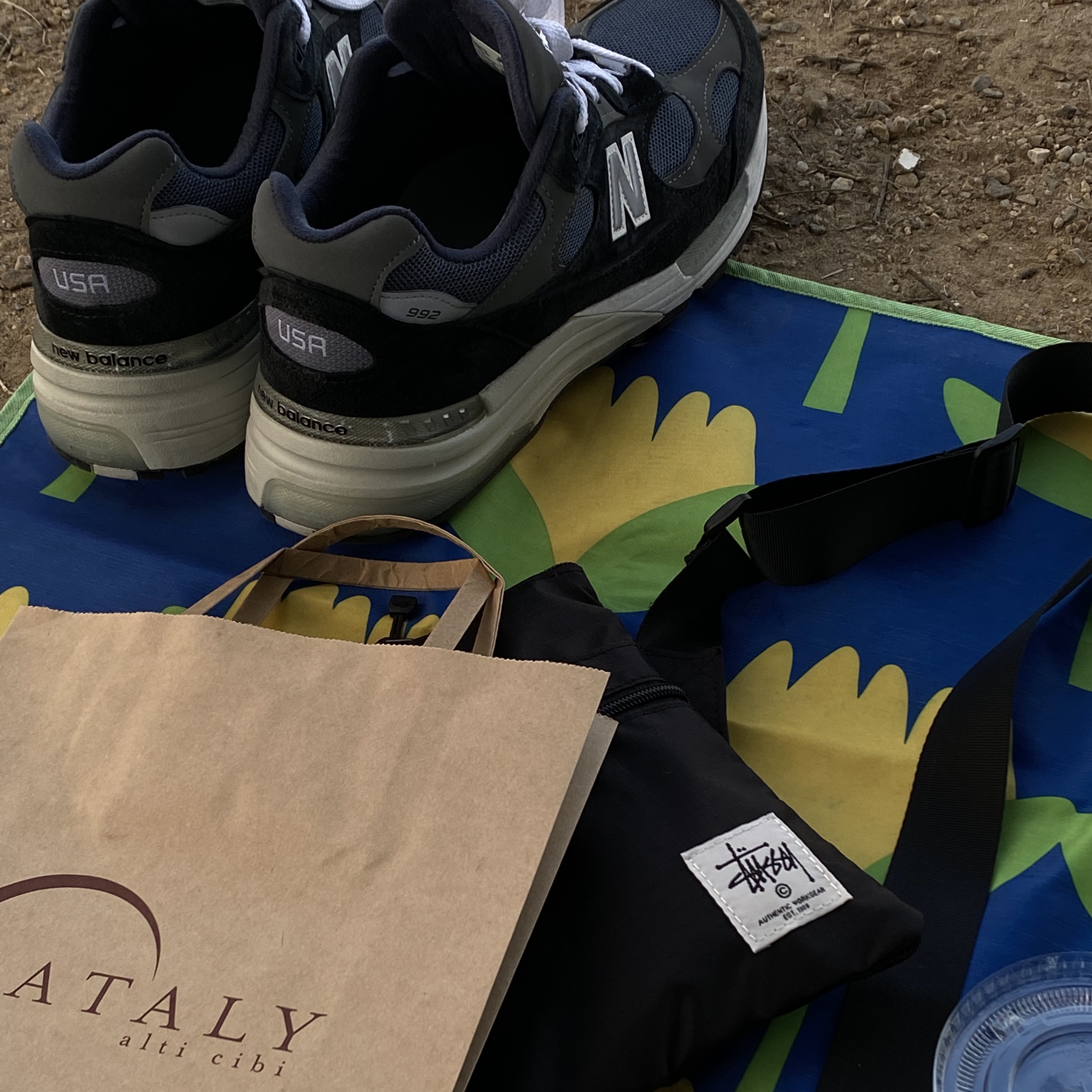 New Balance 992 Made in USA Navy 착용 스타일