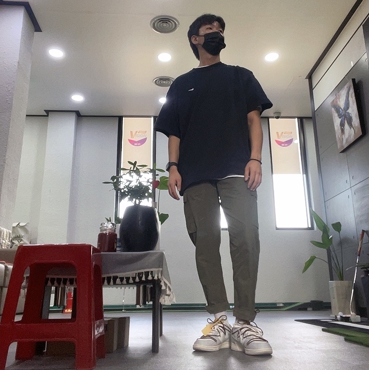Nike x Off-White Dunk Low The 50 - Lot 46, Nike NRG Solo Swoosh T-Shirt Black - US/EU 착용 스타일