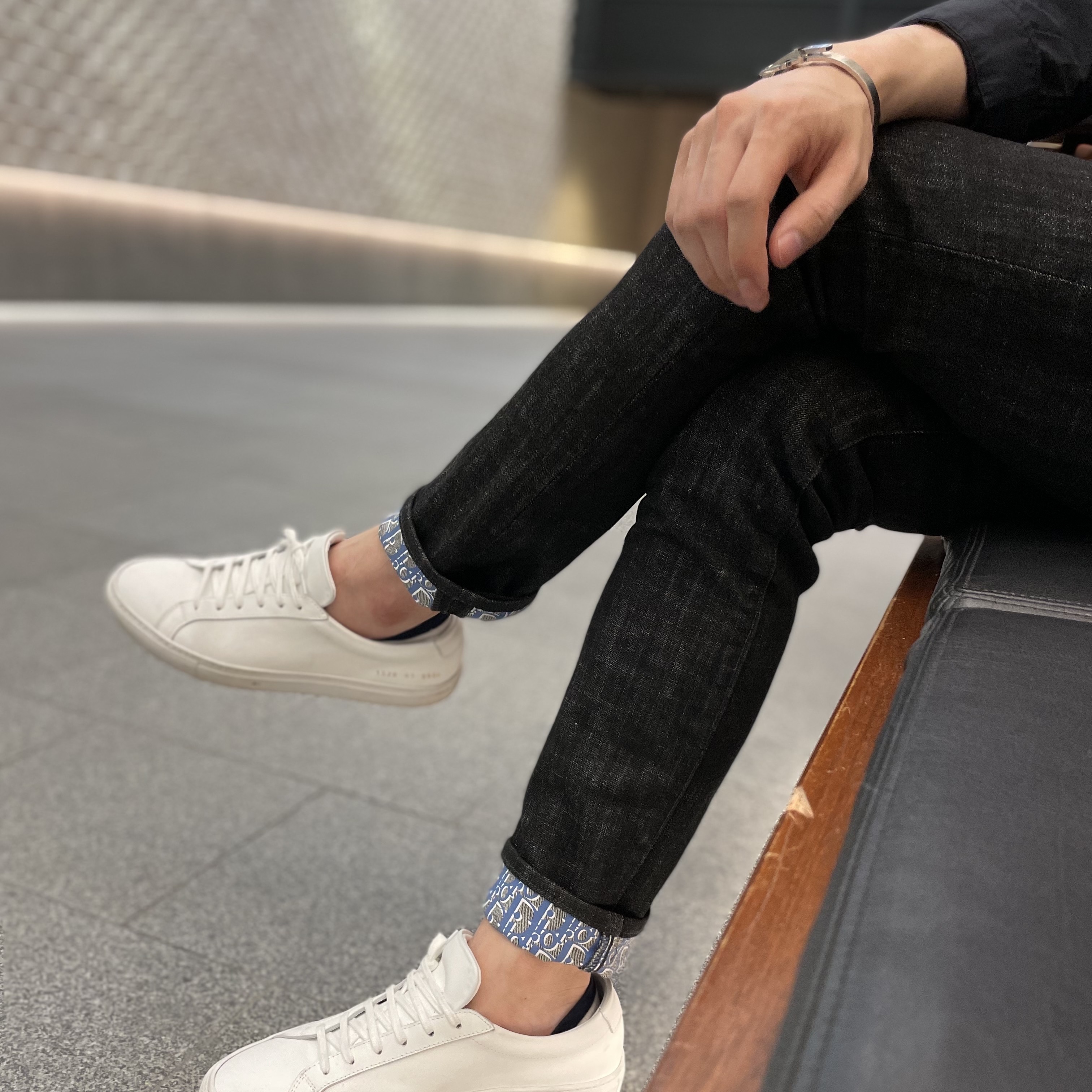 Common Projects Original Achilles Low White 착용 스타일
