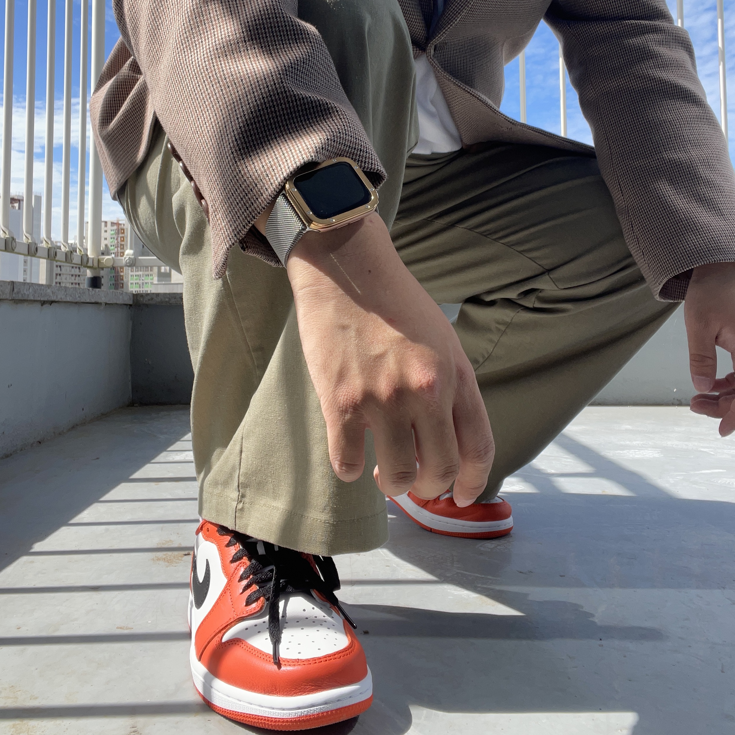 Jordan 1 Low OG Starfish, (W) Jordan 1 Low OG Starfish 착용 스타일 - 2