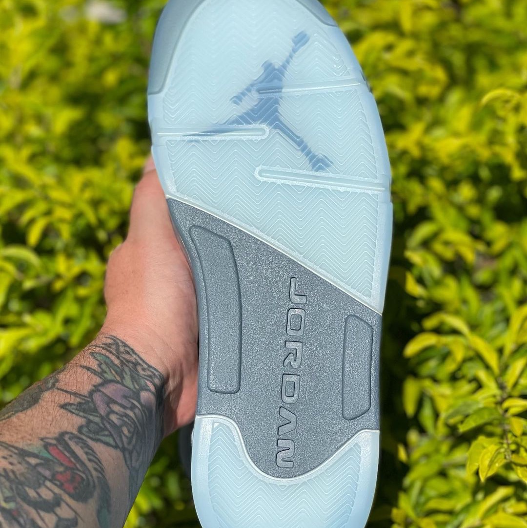 (W) Jordan 5 Retro Bluebird 착용 스타일 - 5
