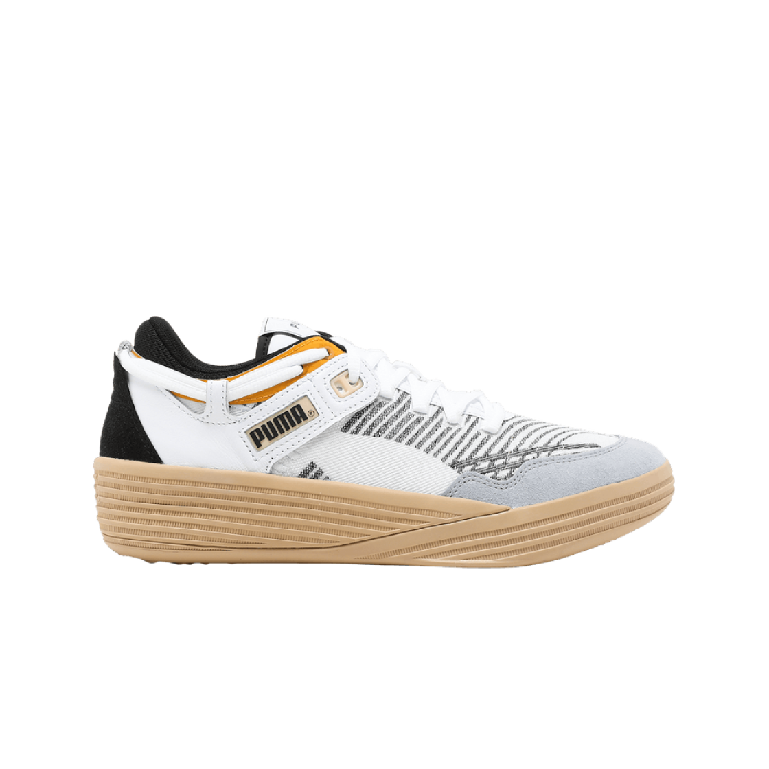 푸마 x 루드 클라이드 올 프로 쿠즈마 로우 화이트(Puma x Rhude Clyde All-Pro Kuzuma Low White)