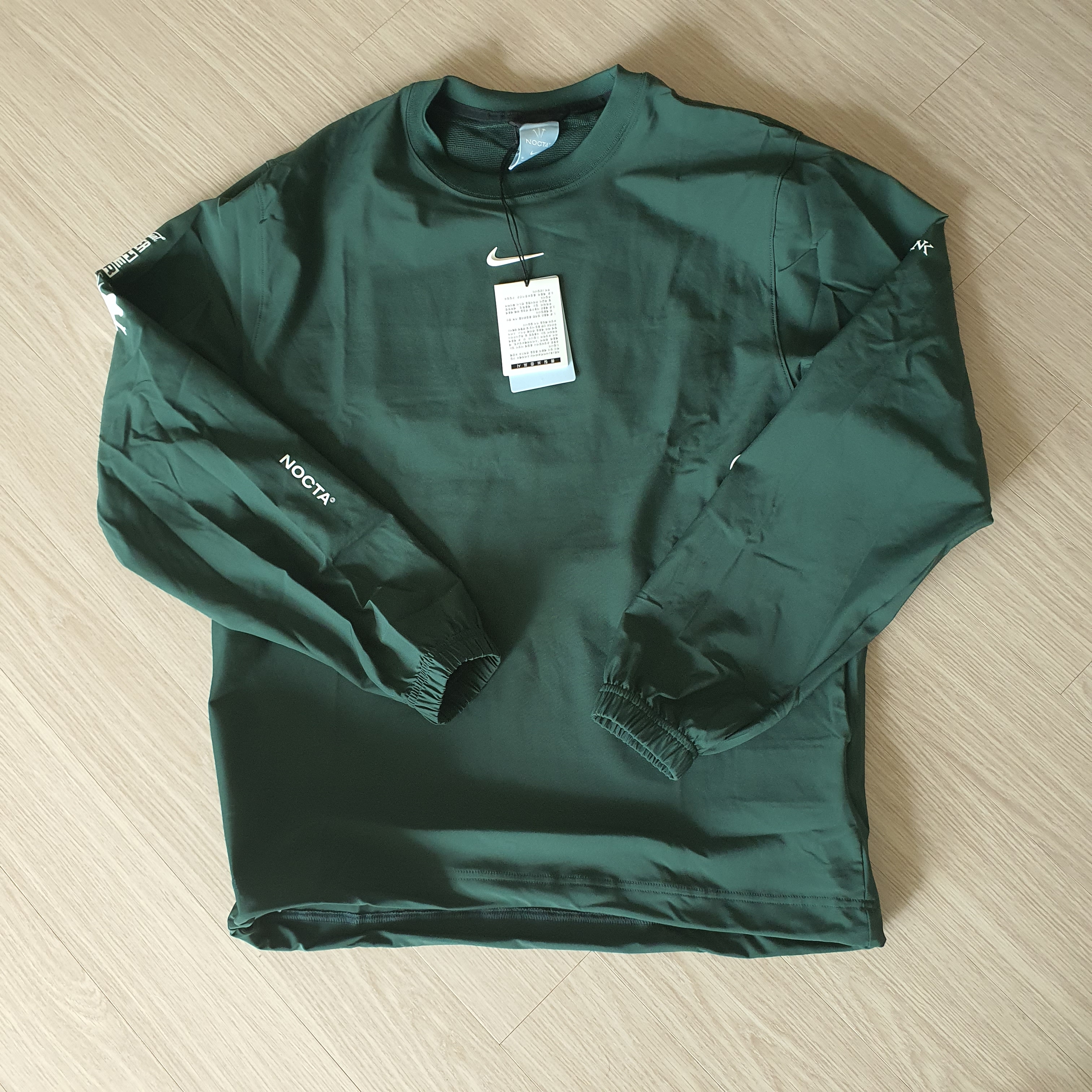 Nike x Drake Nocta Golf Crewneck Top Green - Asia 착용 스타일