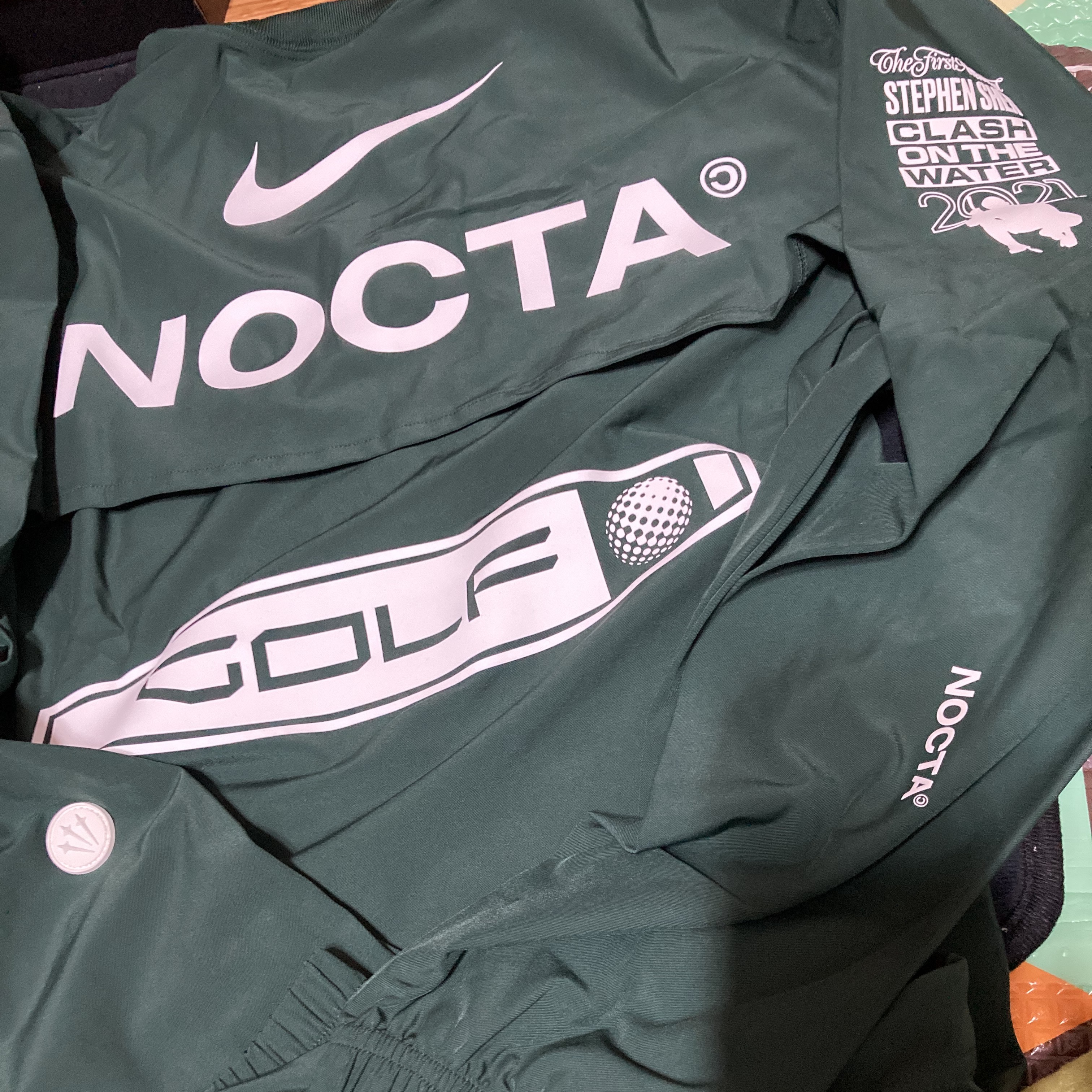Nike x Drake Nocta Golf Crewneck Top Green - Asia 착용 스타일 - 2