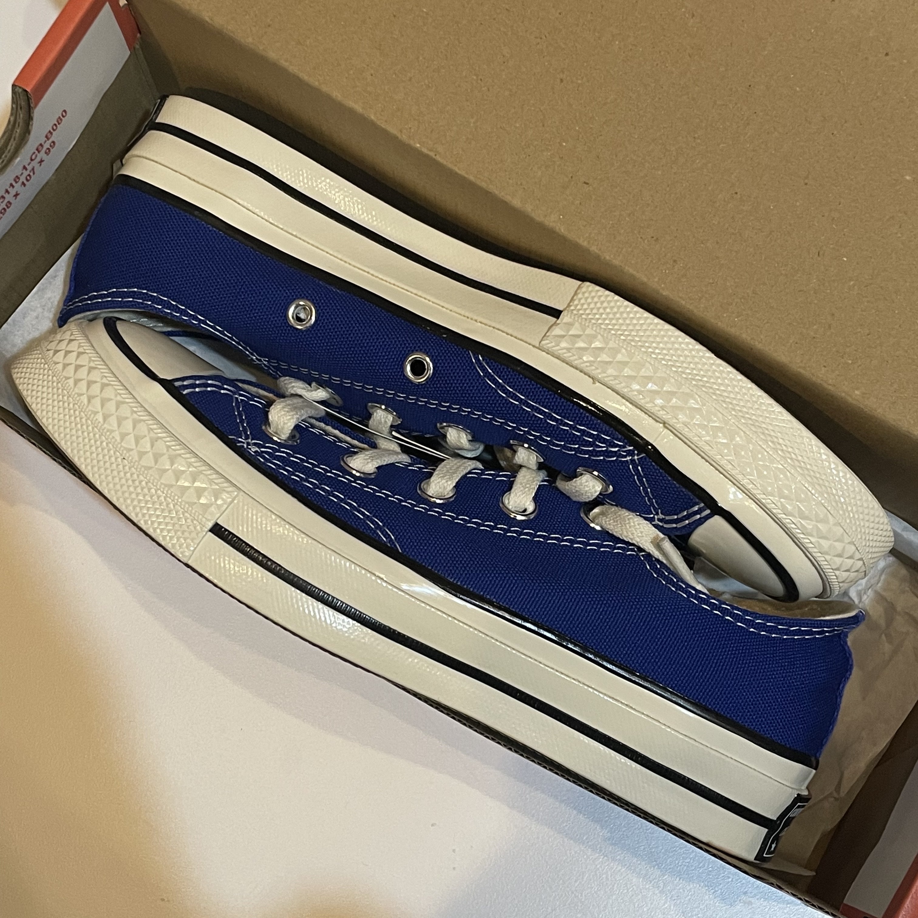 Converse Chuck 70 Ox Vintage Canvas Rush Blue 착용 스타일