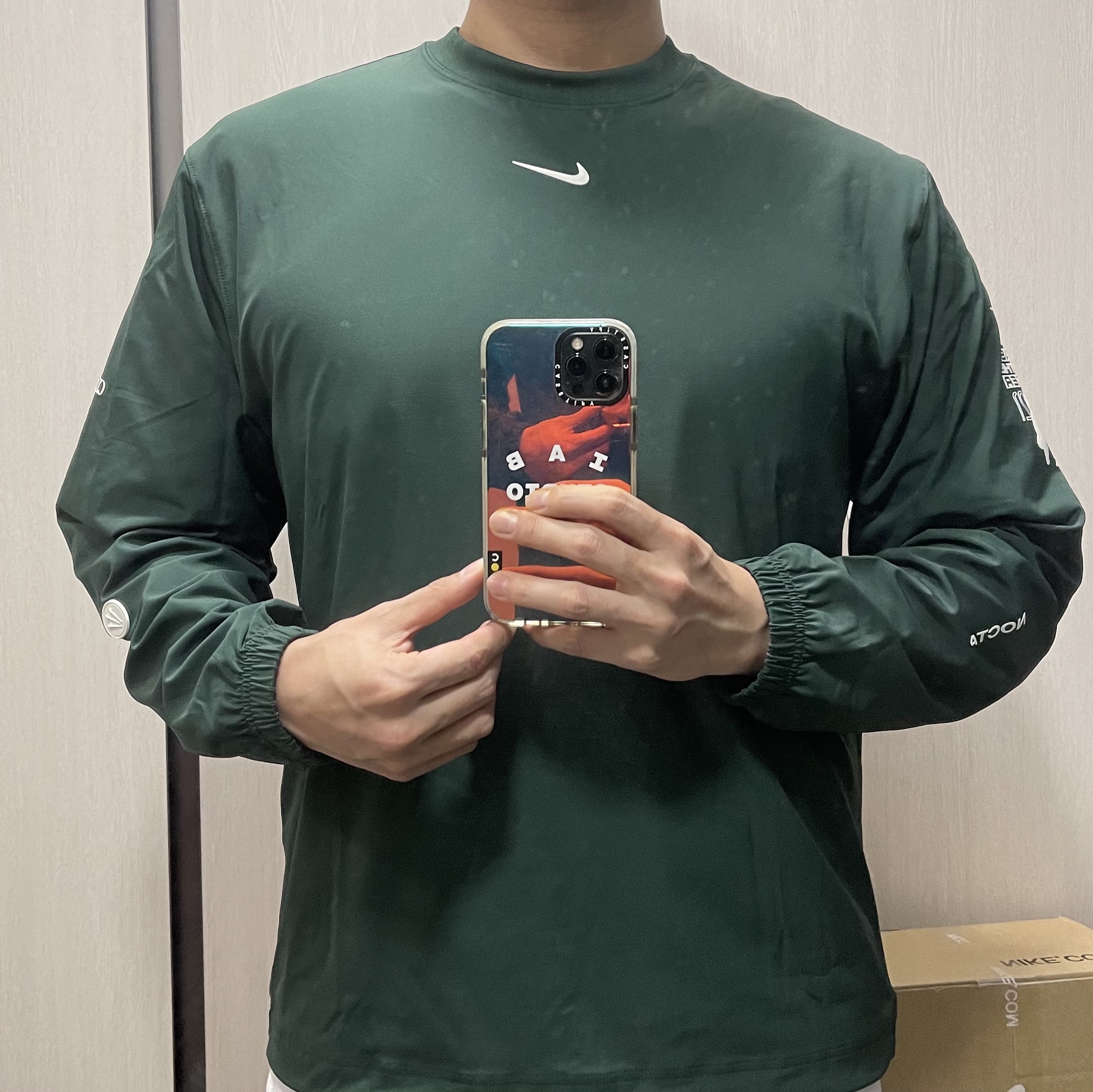Nike x Drake Nocta Golf Crewneck Top Green - Asia 착용 스타일 - 2