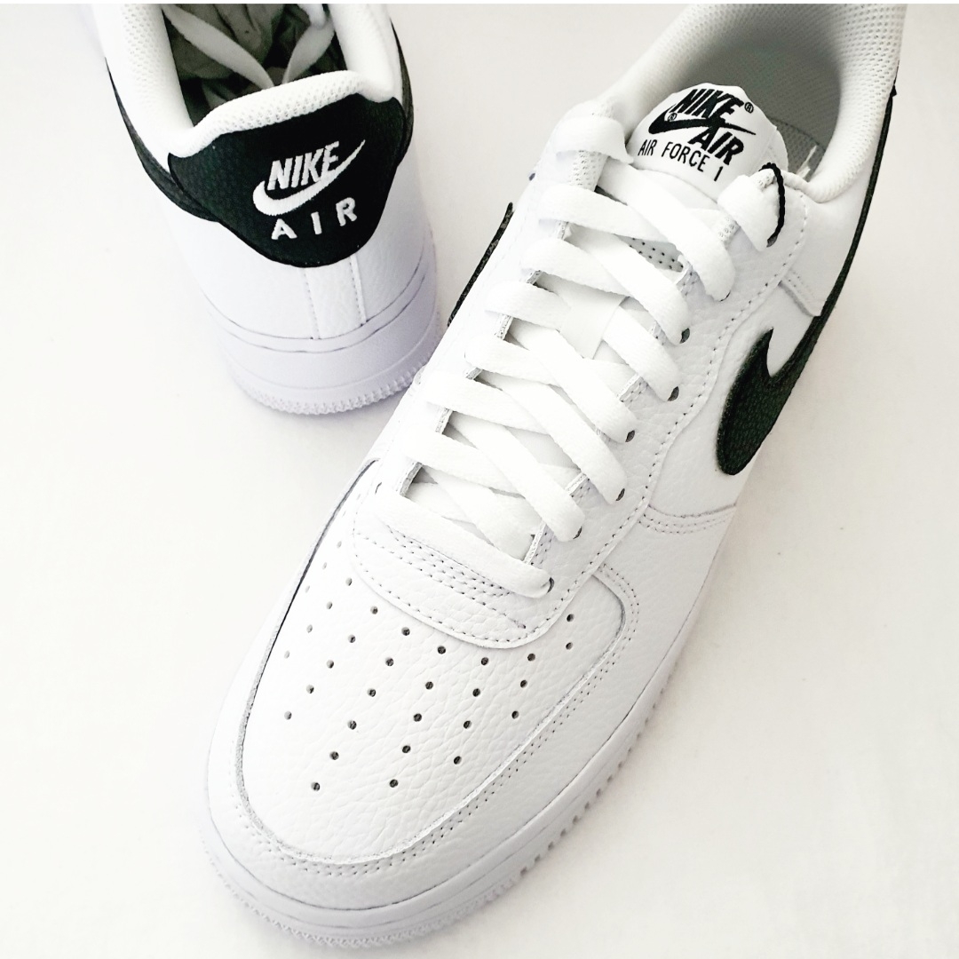Nike Air Force 1 '07 White Black, (W) Nike Air Force 1 '07 Low White Black 착용 스타일 - 3