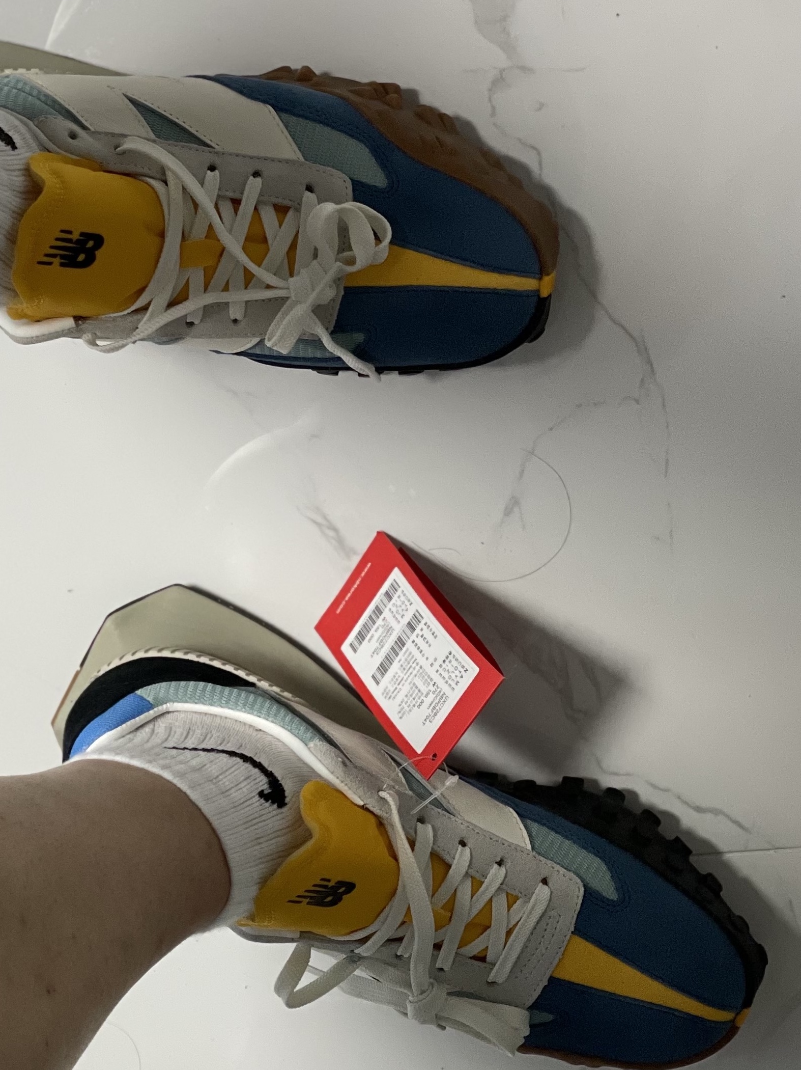 New Balance XC-72 Storm Blue 착용 스타일 - 3