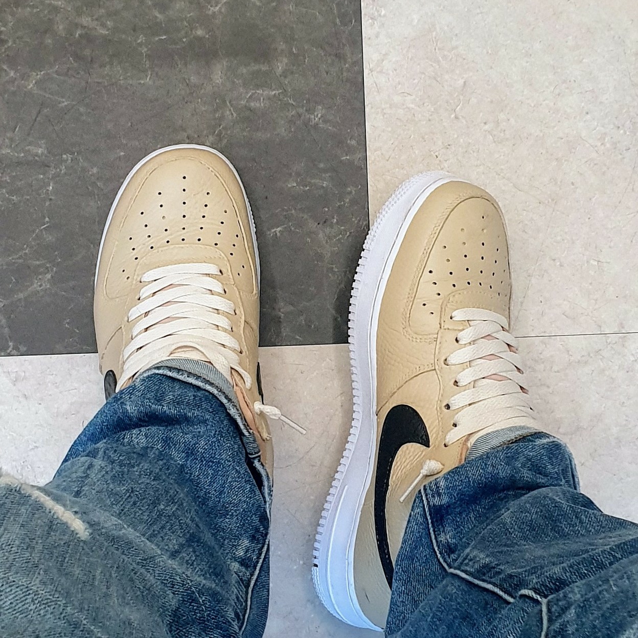 Nike Air Force 1 '07 Craft Vachetta Tan 착용 스타일