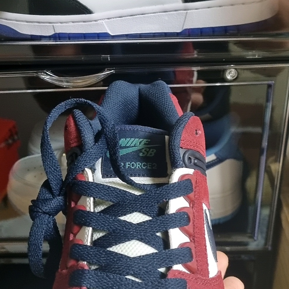 Nike SB Air Force 2 Low Team Red Obsidian, Nike Dunk Low SE Seoul 착용 스타일 - 3