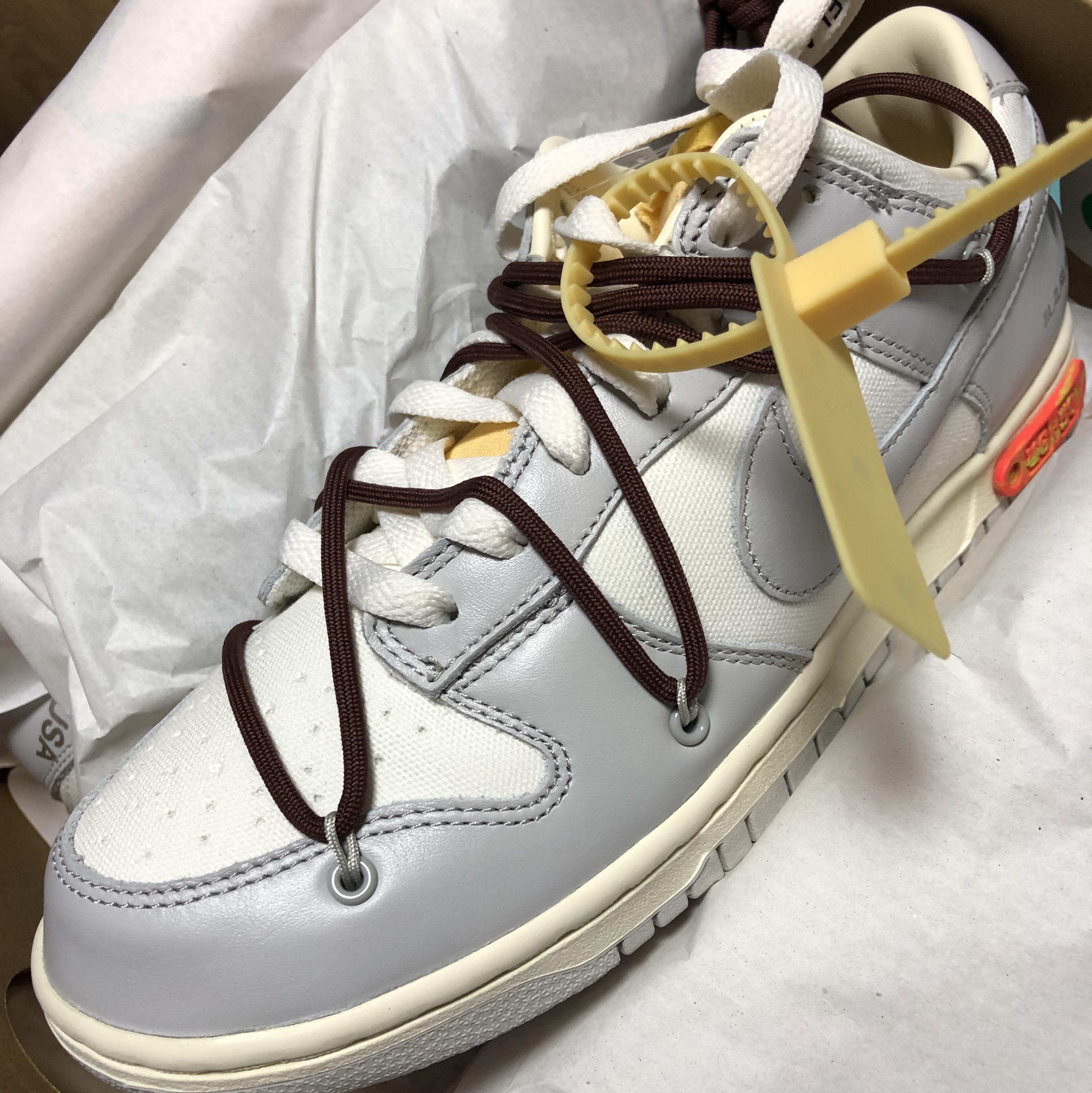 Nike x Off-White Dunk Low The 50 - Lot 46 착용 스타일