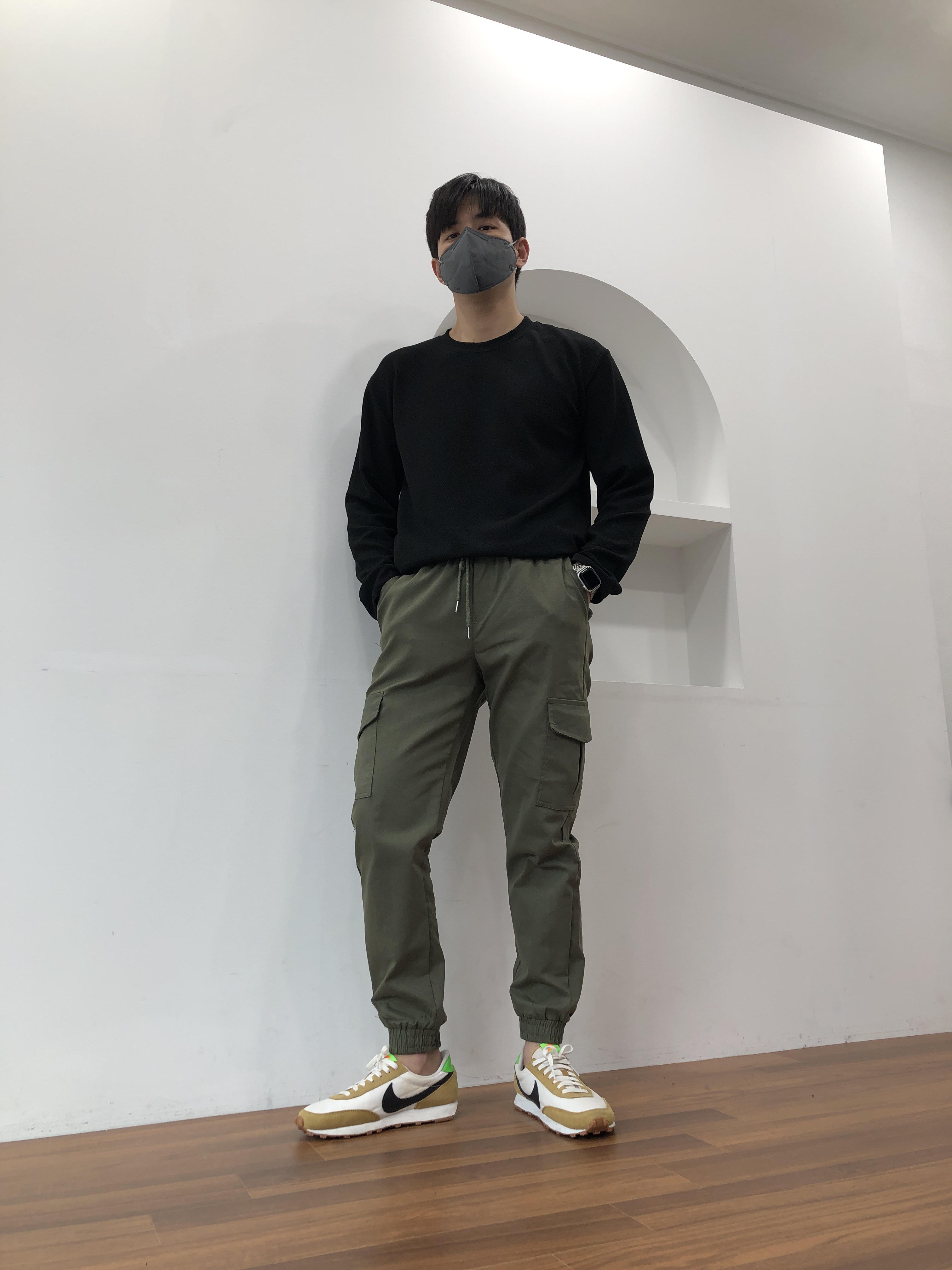(W) Nike Daybreak Wheat 착용 스타일 - 2