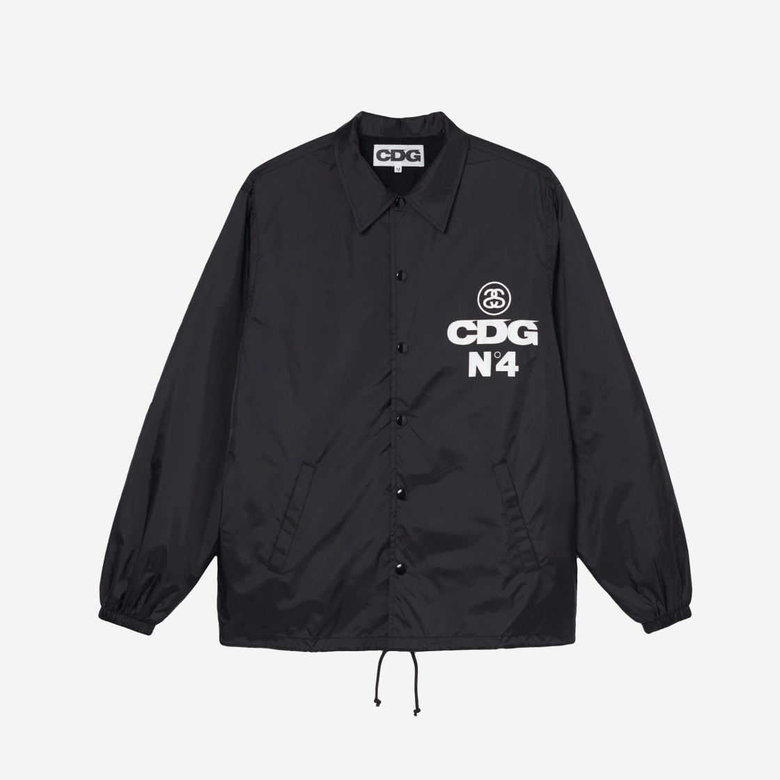cdg x stussy coach jacket