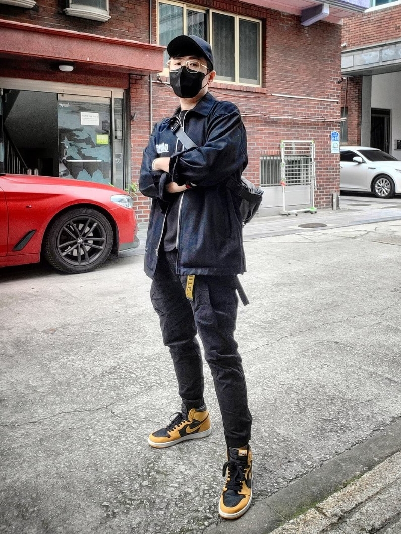 Jordan 1 Retro High OG Pollen 착용 스타일