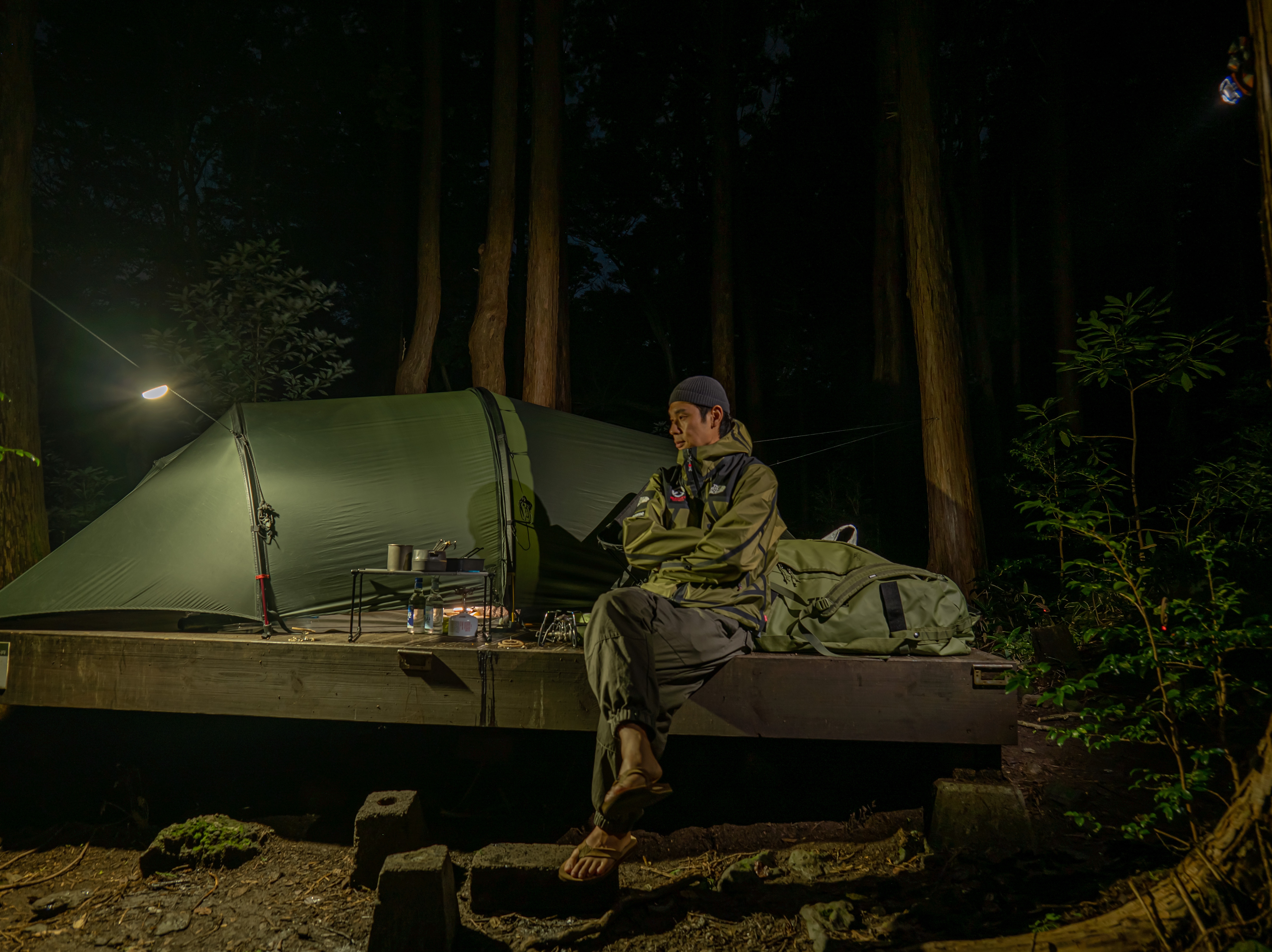Supreme x The North Face Summit Series Outer Tape Seam Jacket Olive - 21SS 착용 스타일