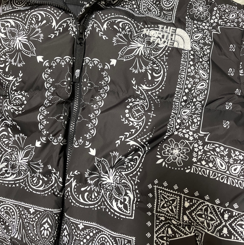 The North Face Lofty Down Jacket Black 착용 스타일