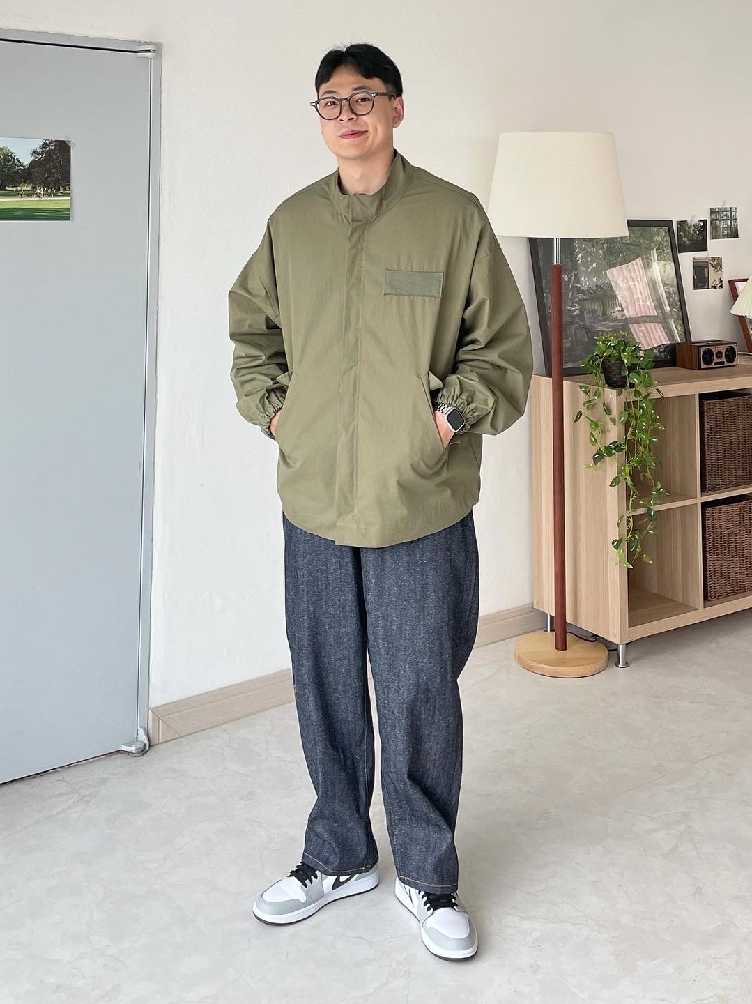 Jordan 1 Low Light Smoke Grey 착용 스타일 - 4