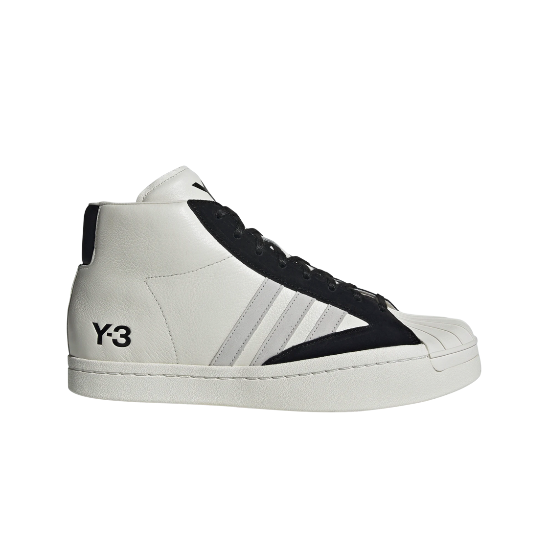 H02577 Y-3 Yohji Pro White Black Grey