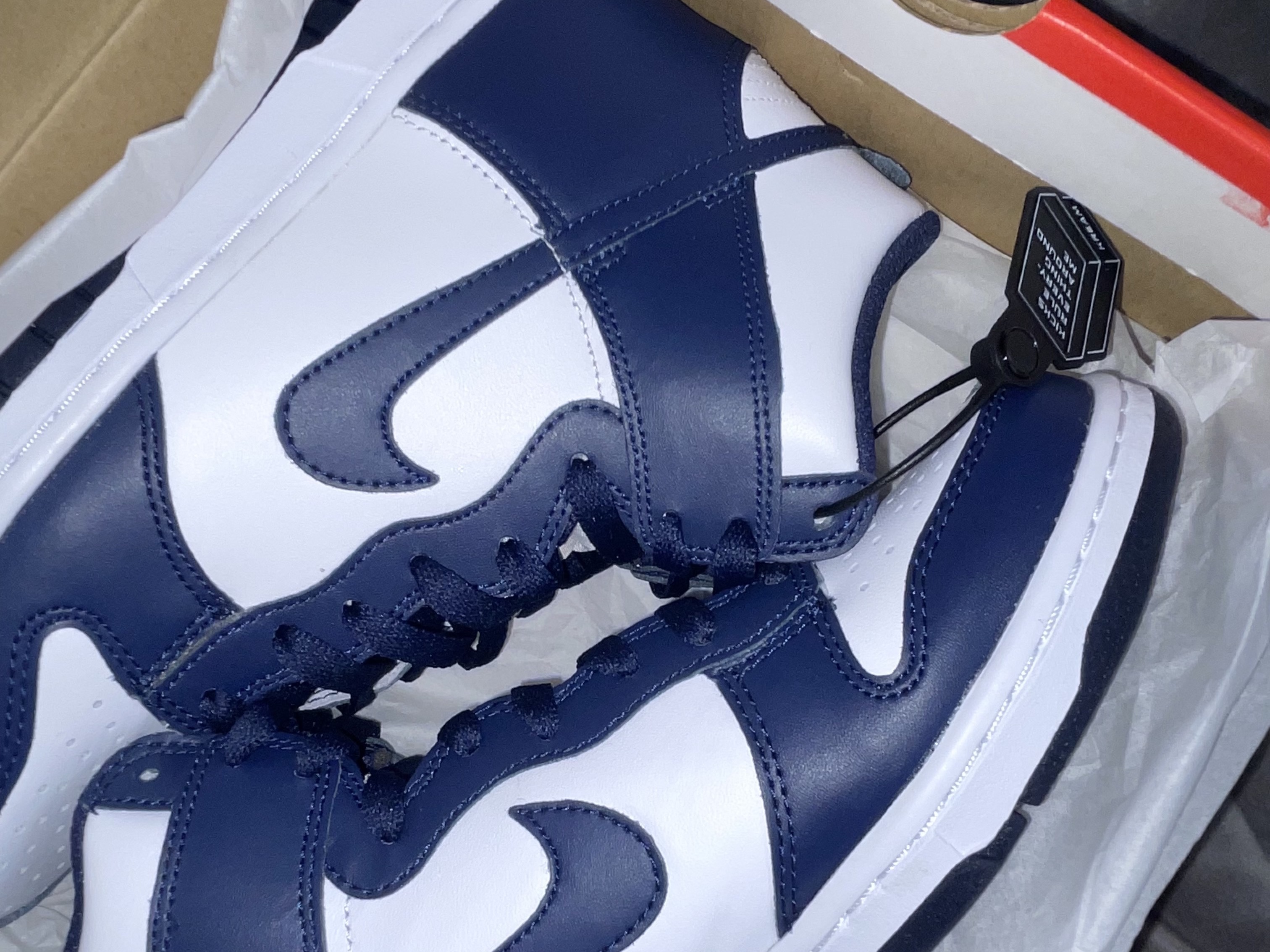 (GS) Nike Dunk High Championship Navy 착용 스타일