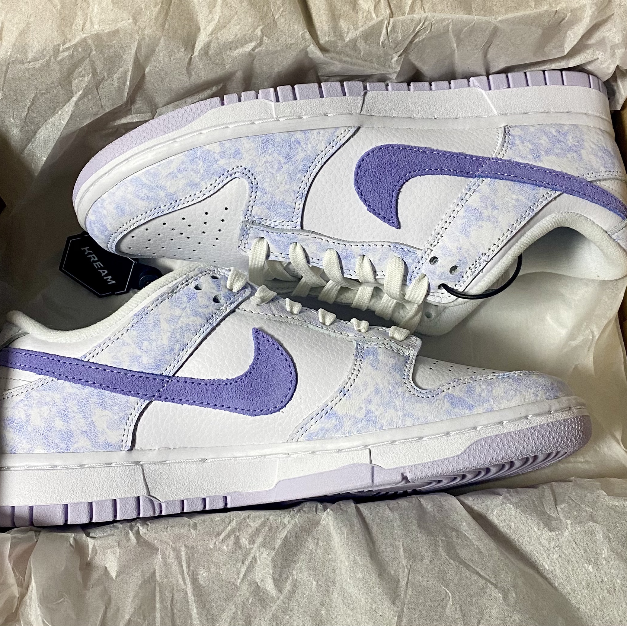 (W) Nike Dunk Low Purple Pulse 착용 스타일