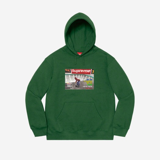 Supreme x Thrasher Hooded Sweatshirt Green - 21FW