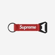 Supreme Bottle Opener Webbing Keychain Red - 21FW