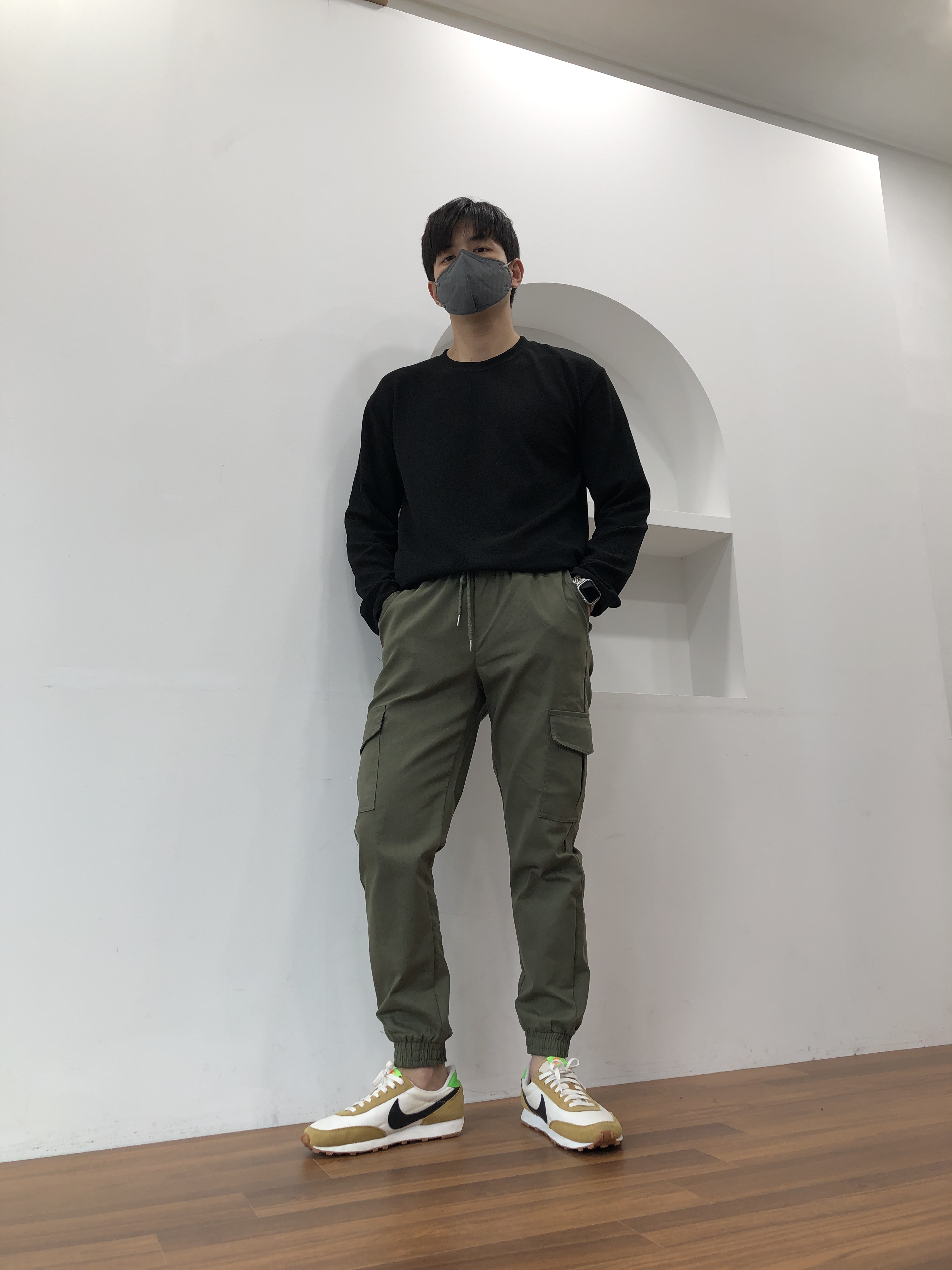 (W) Nike Daybreak Wheat 착용 스타일 - 1