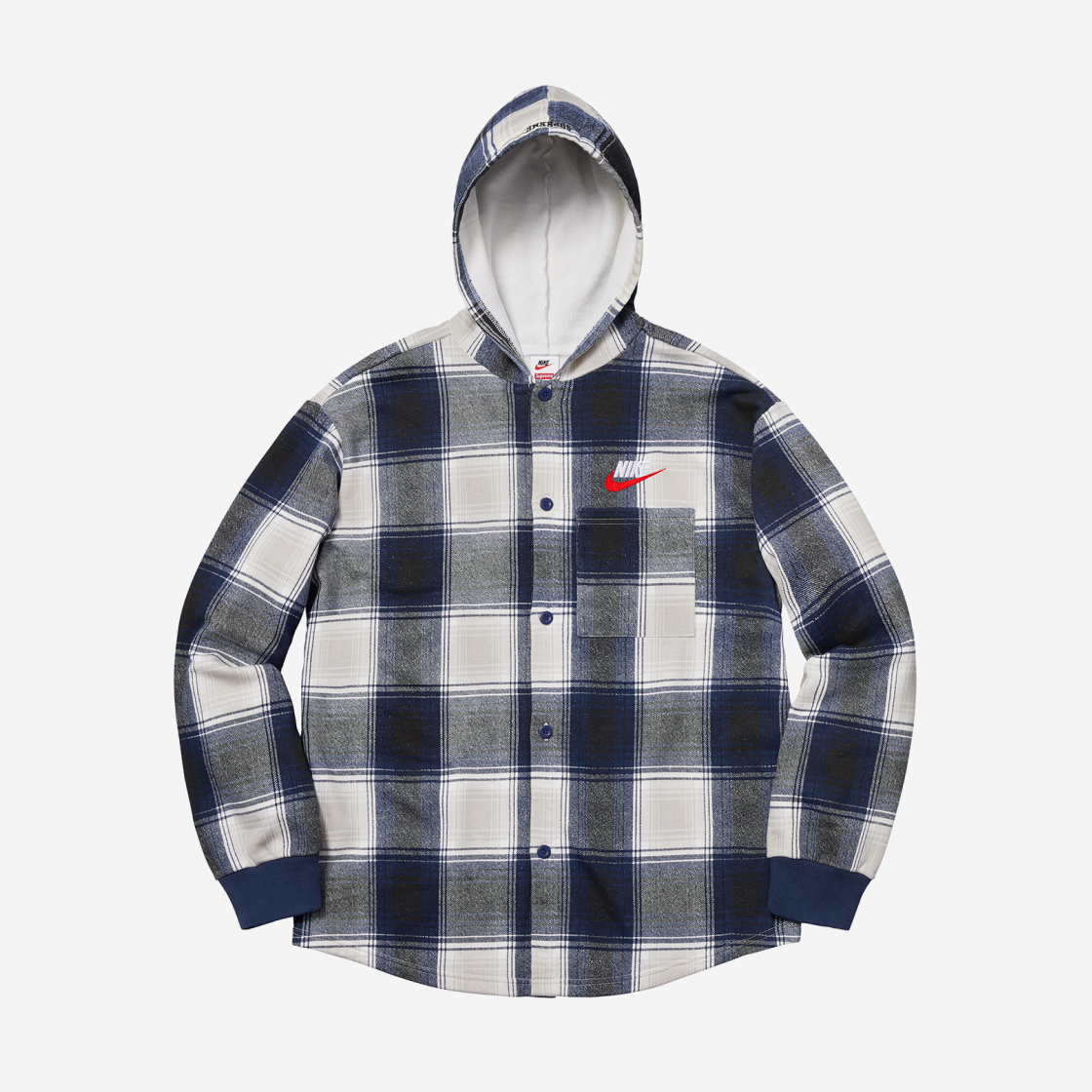 Supreme hot sale hooded shirt