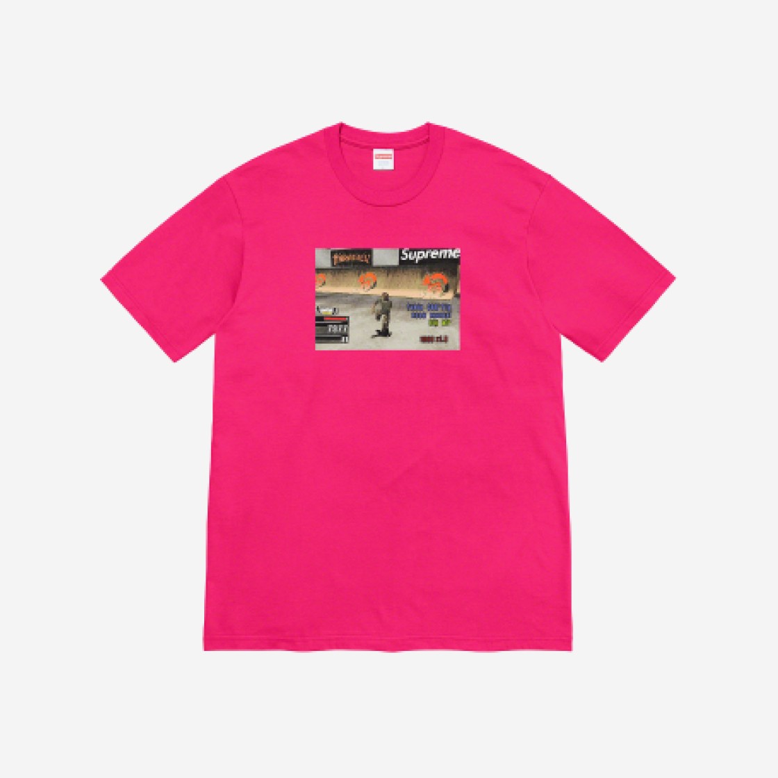 Supreme x Thrasher Game T-Shirt Pink - 21FW 상세 이미지 1