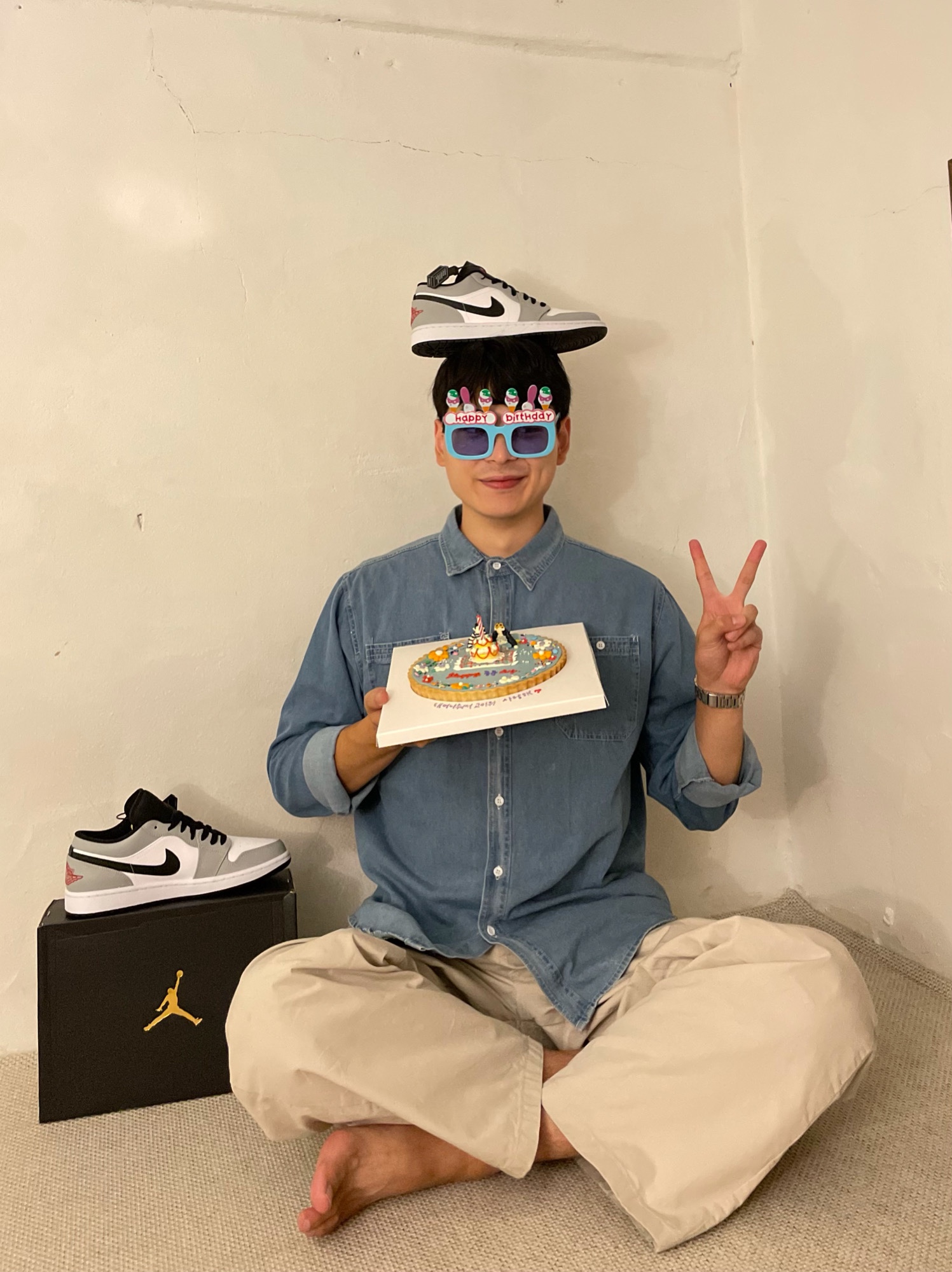 Jordan 1 Low Light Smoke Grey 착용 스타일 - 2