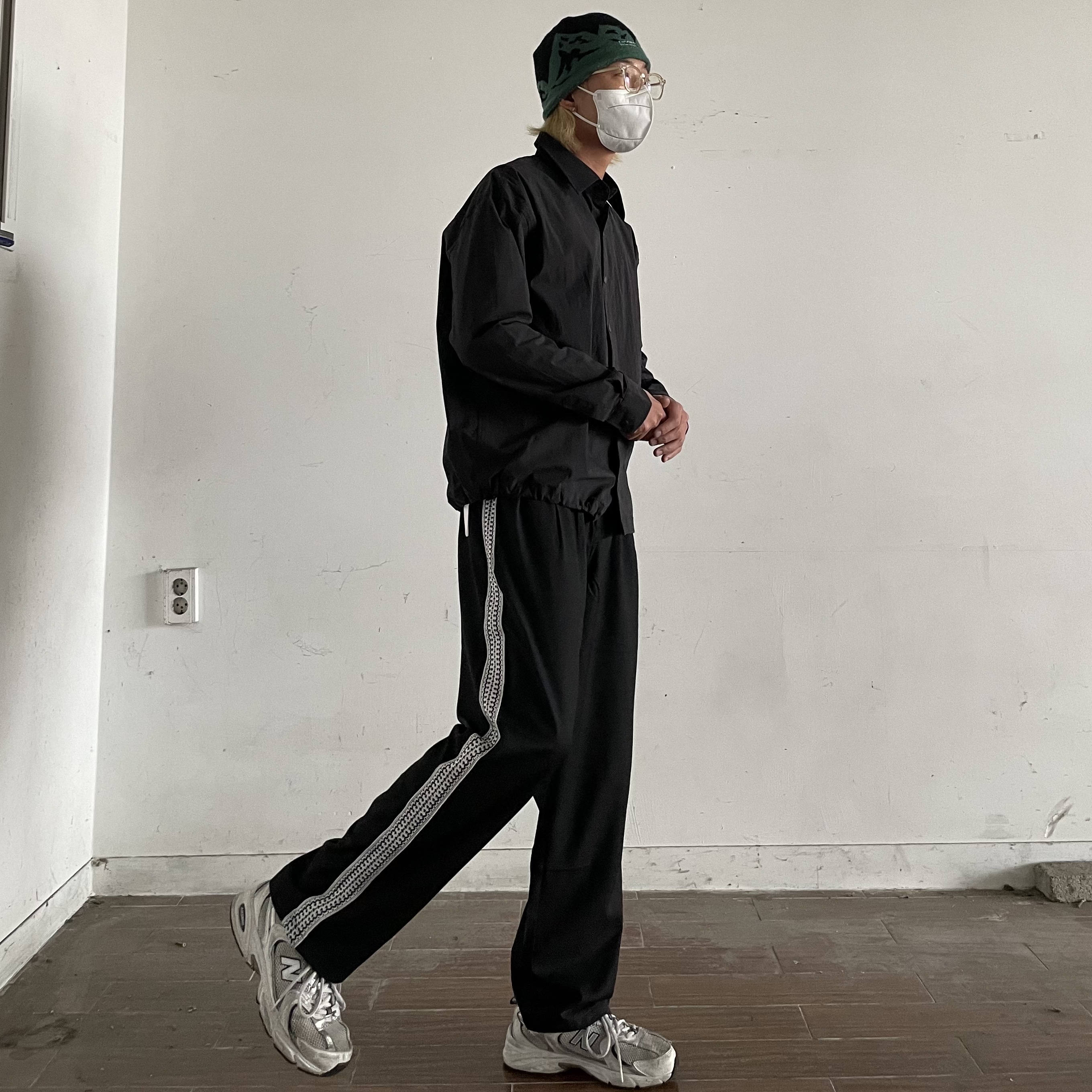 New Balance 530 Steel Grey 착용 스타일