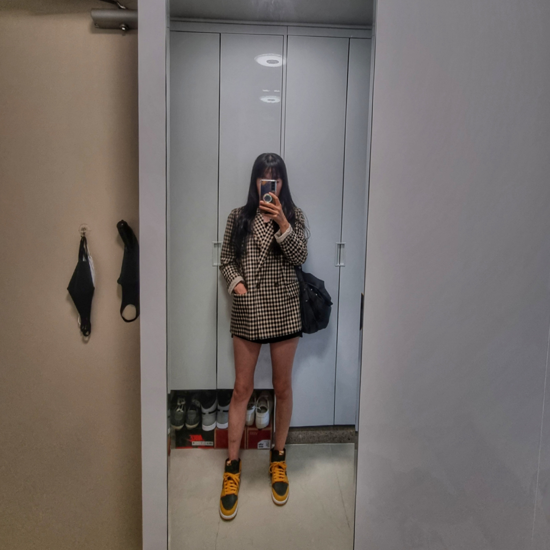 Jordan 1 Retro High OG Pollen, (GS) Jordan 1 Retro High OG Pollen 착용 스타일