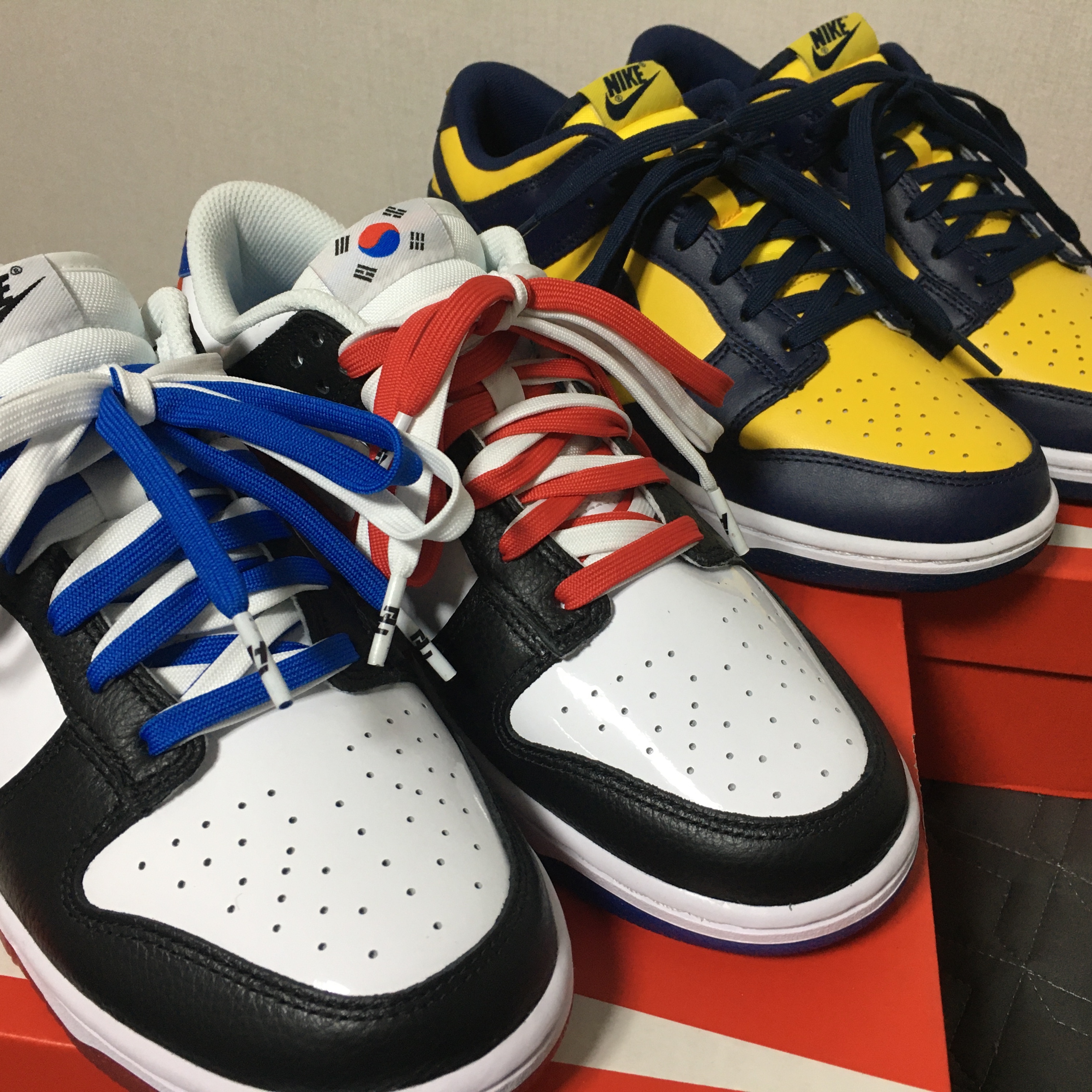 Nike Dunk Low SE Seoul, Nike Dunk Low Retro Varsity Maize 착용 스타일