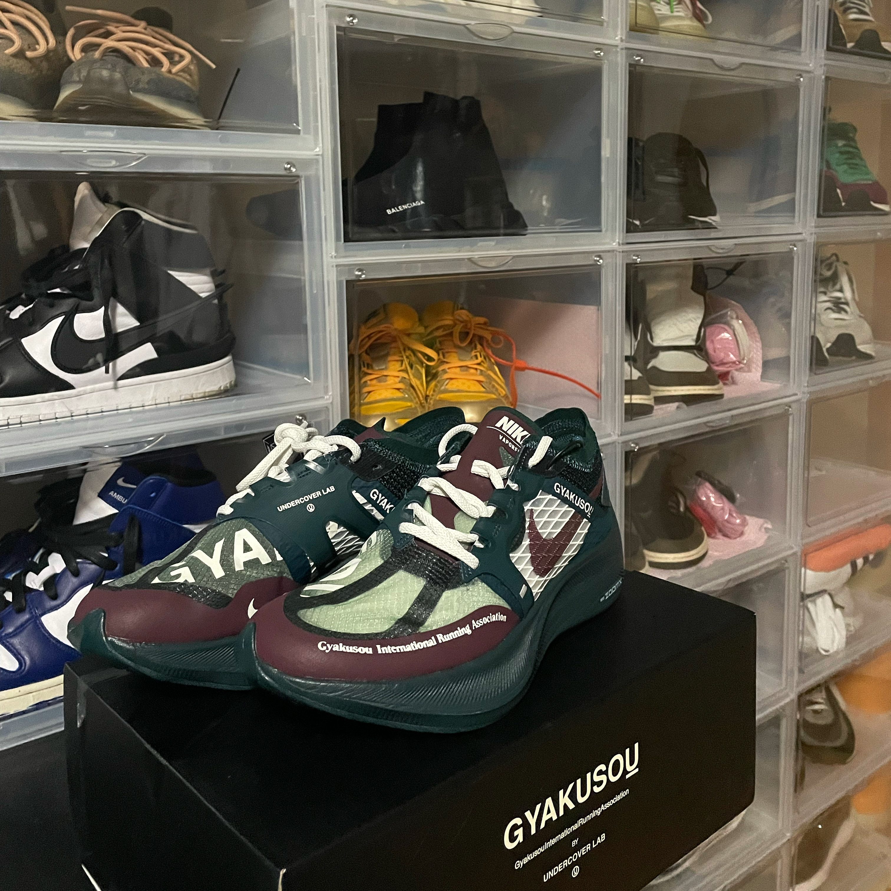 Nike x Undercover Gyakusou ZoomX VaporFly Next% Midnight Spruce, Nike x Ambush Dunk High Deep Royal Blue 착용 스타일