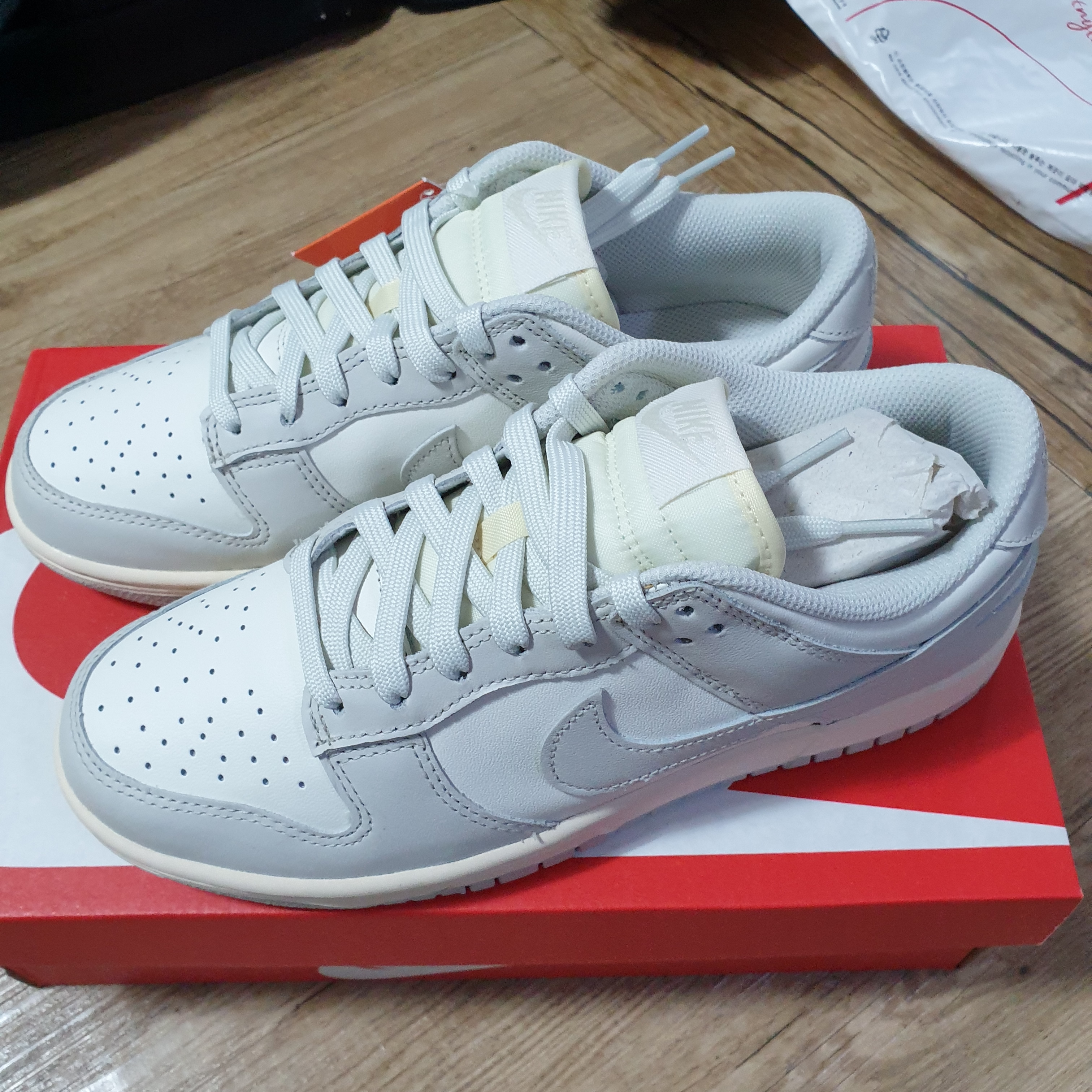 (W) Nike Dunk Low Light Bone 착용 스타일