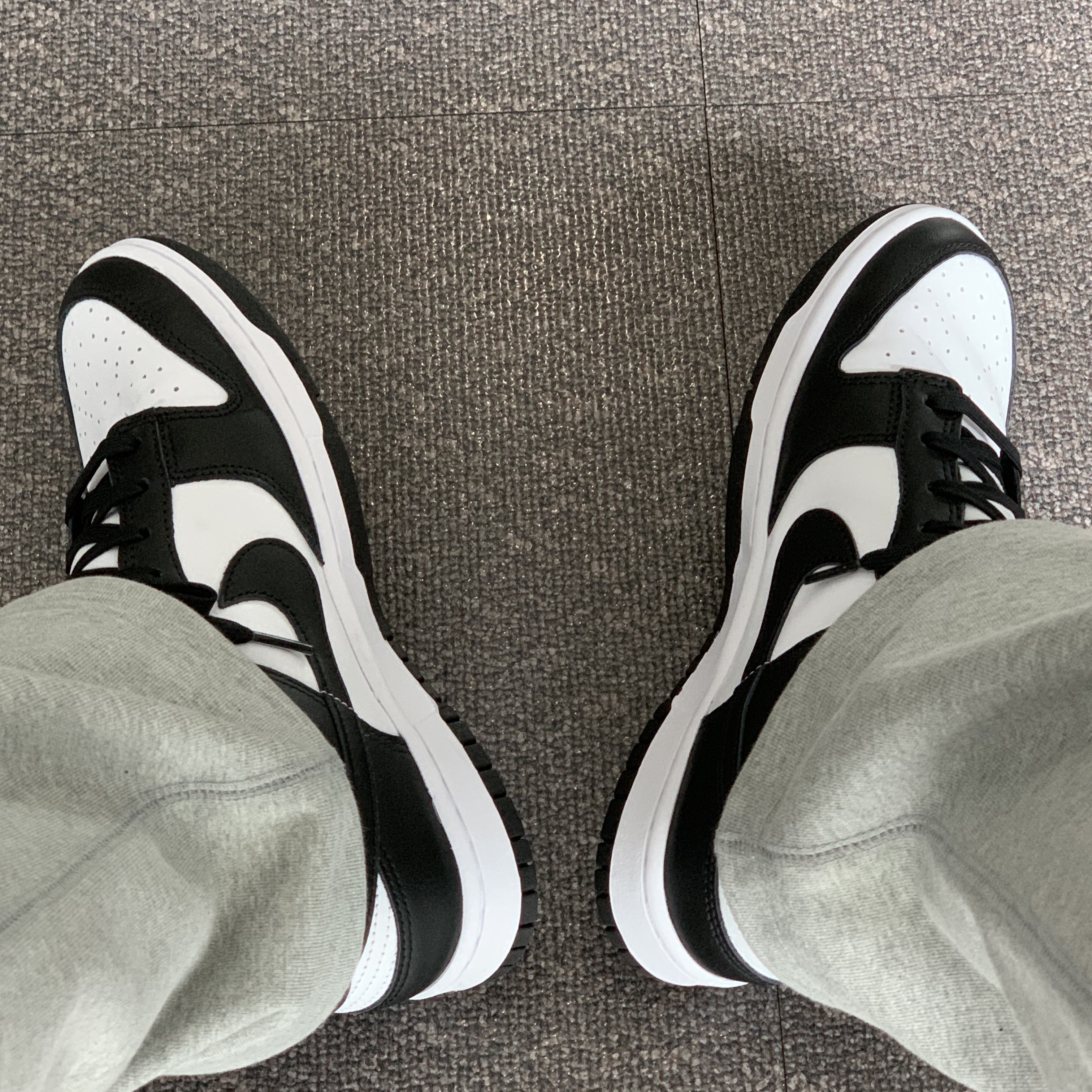 Nike Dunk Low Retro Black, (W) Nike Dunk Low Black 착용 스타일