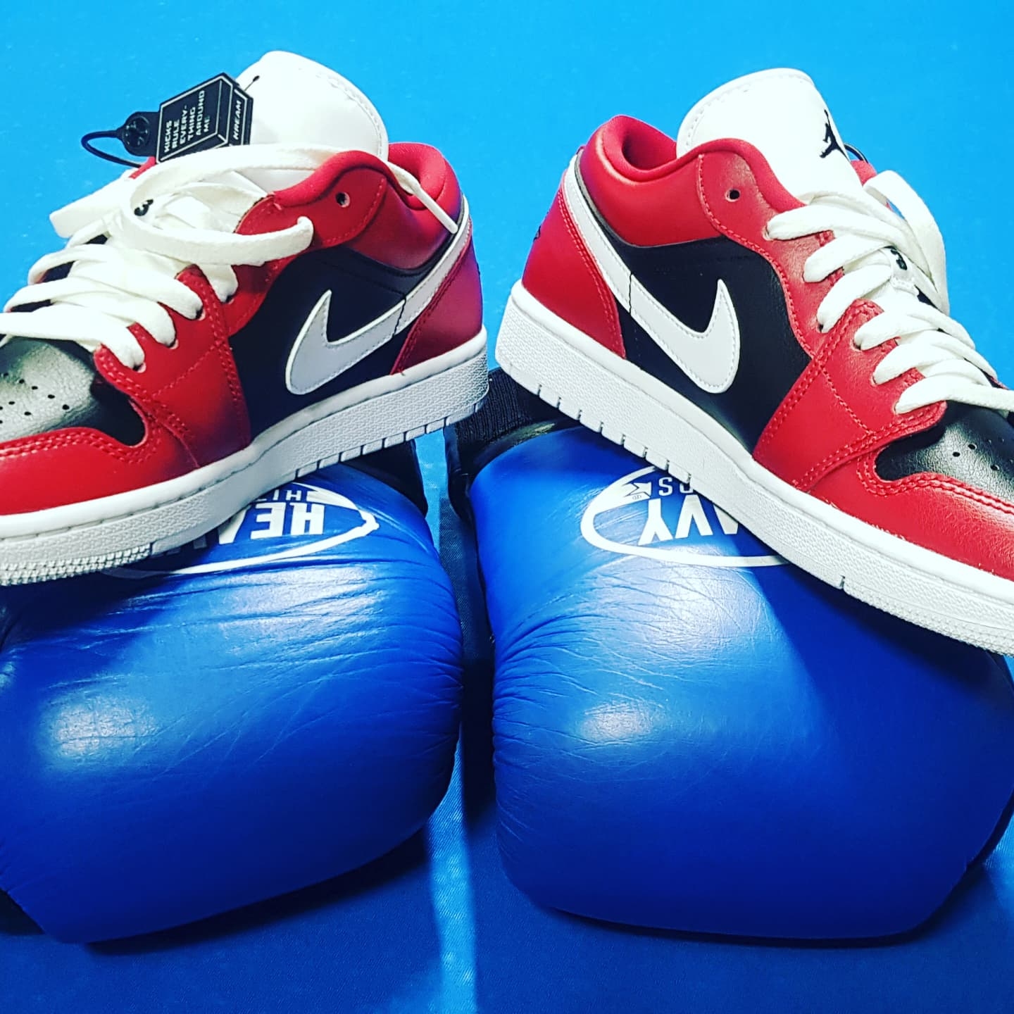(W) Jordan 1 Low Chicago Flip 착용 스타일 - 2
