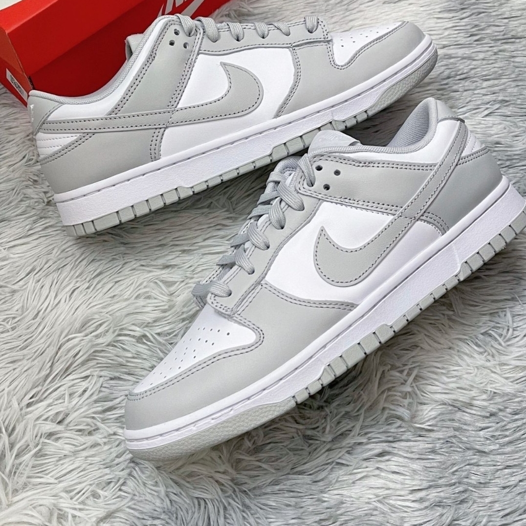 Nike Dunk Low Retro Grey Fog 착용 스타일 - 1