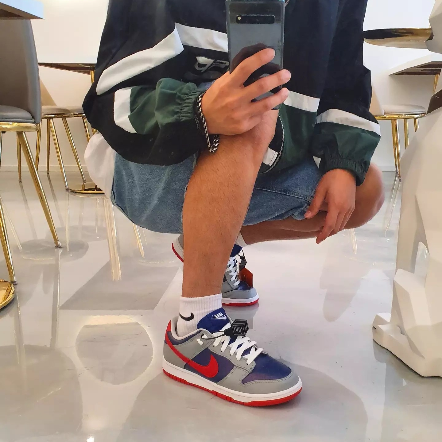 Nike Dunk Low SP Samba 2020 착용 스타일 - 1