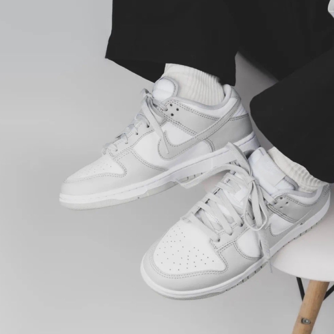 Nike Dunk Low Retro Grey Fog 착용 스타일 - 2