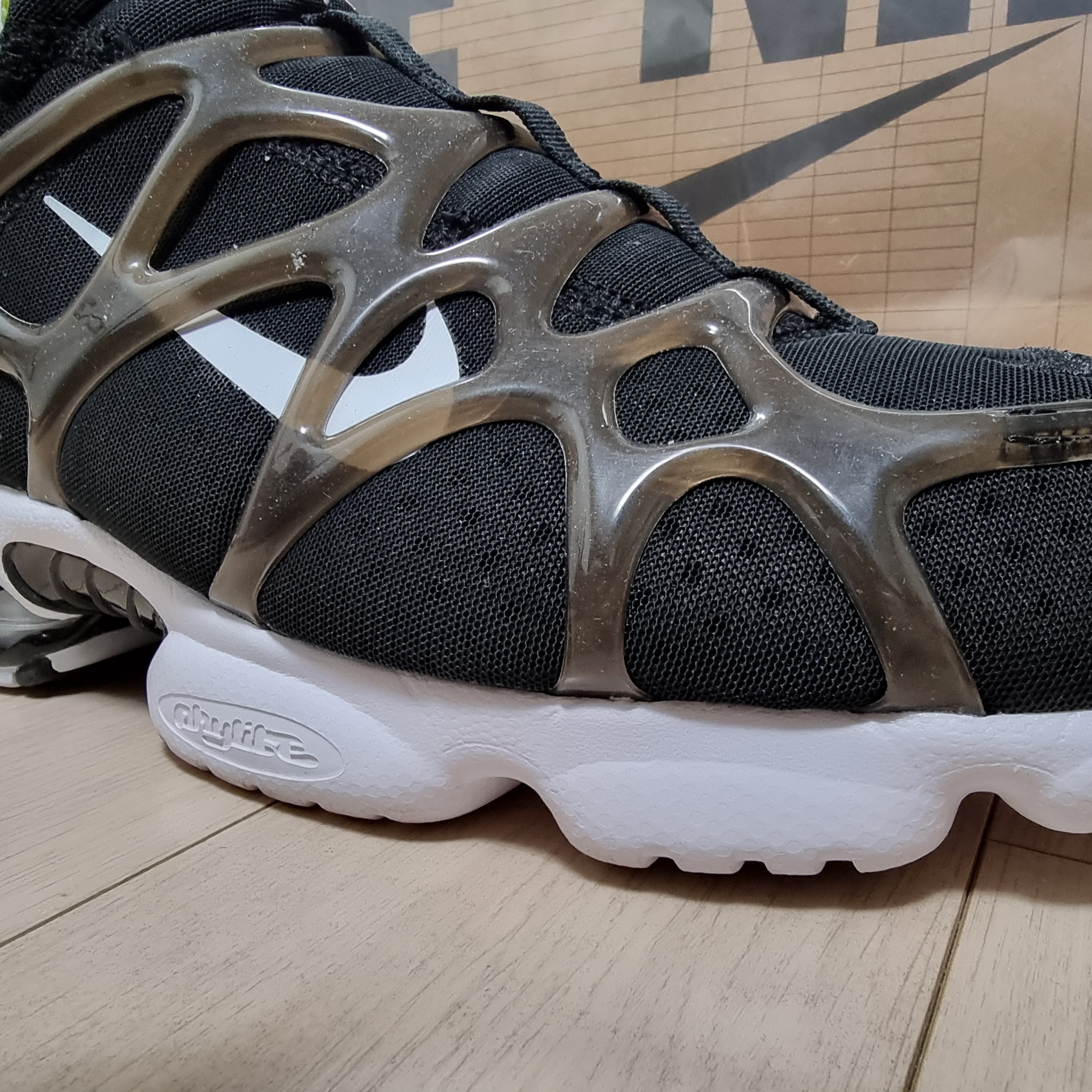 Nike x Stussy Air Zoom Spiridon Kukini Black 착용 스타일 - 1