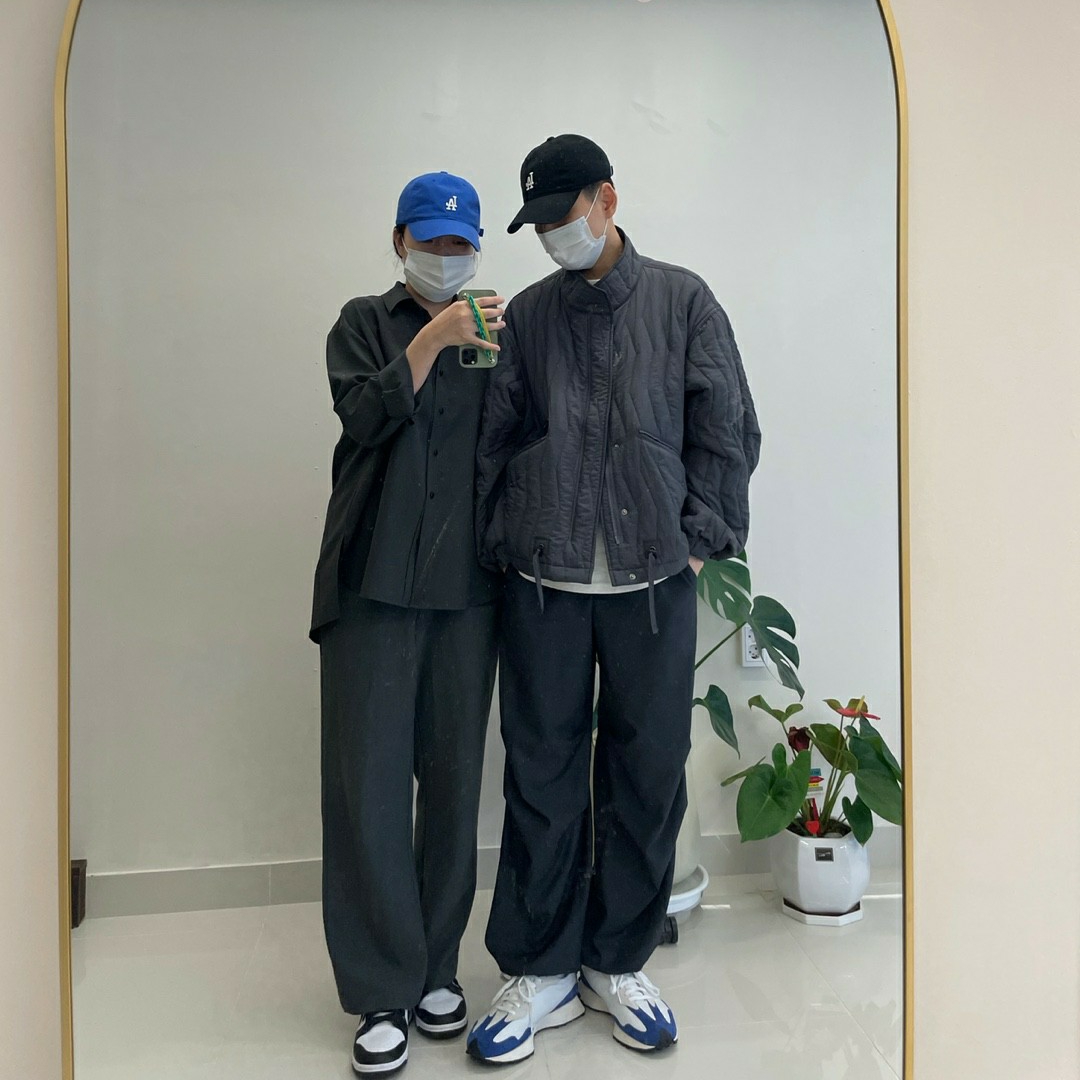 New Balance 327 Primary Pack Blue, Nike Dunk Low Retro Black 착용 스타일