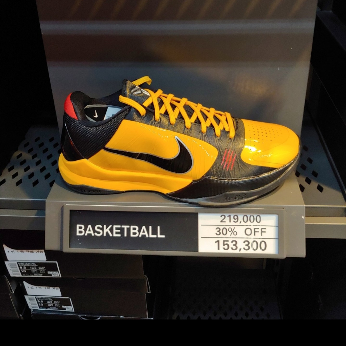 Nike Kobe 5 Protro Bruce Lee 착용 스타일