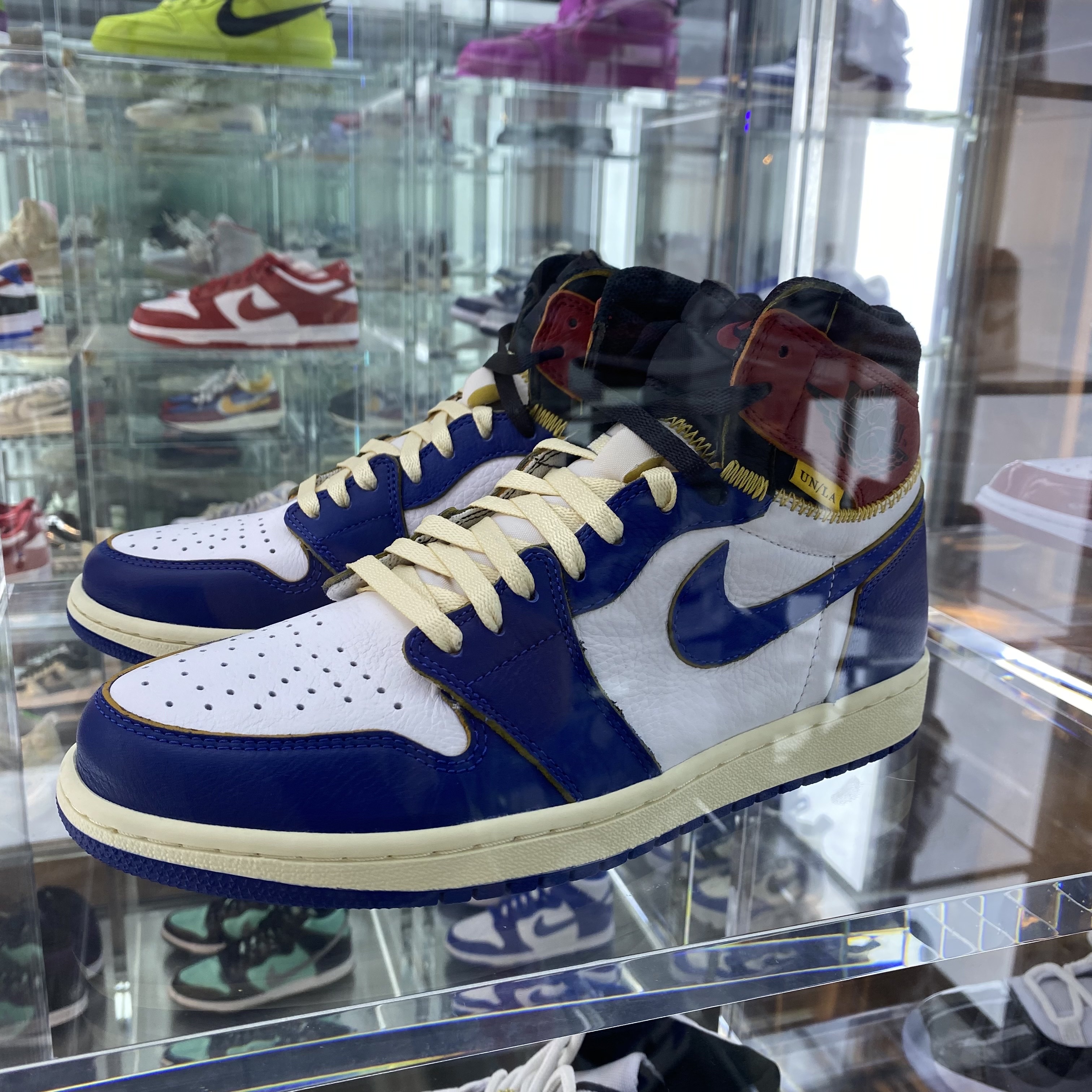 Jordan 1 x Union Retro High Blue Toe 착용 스타일