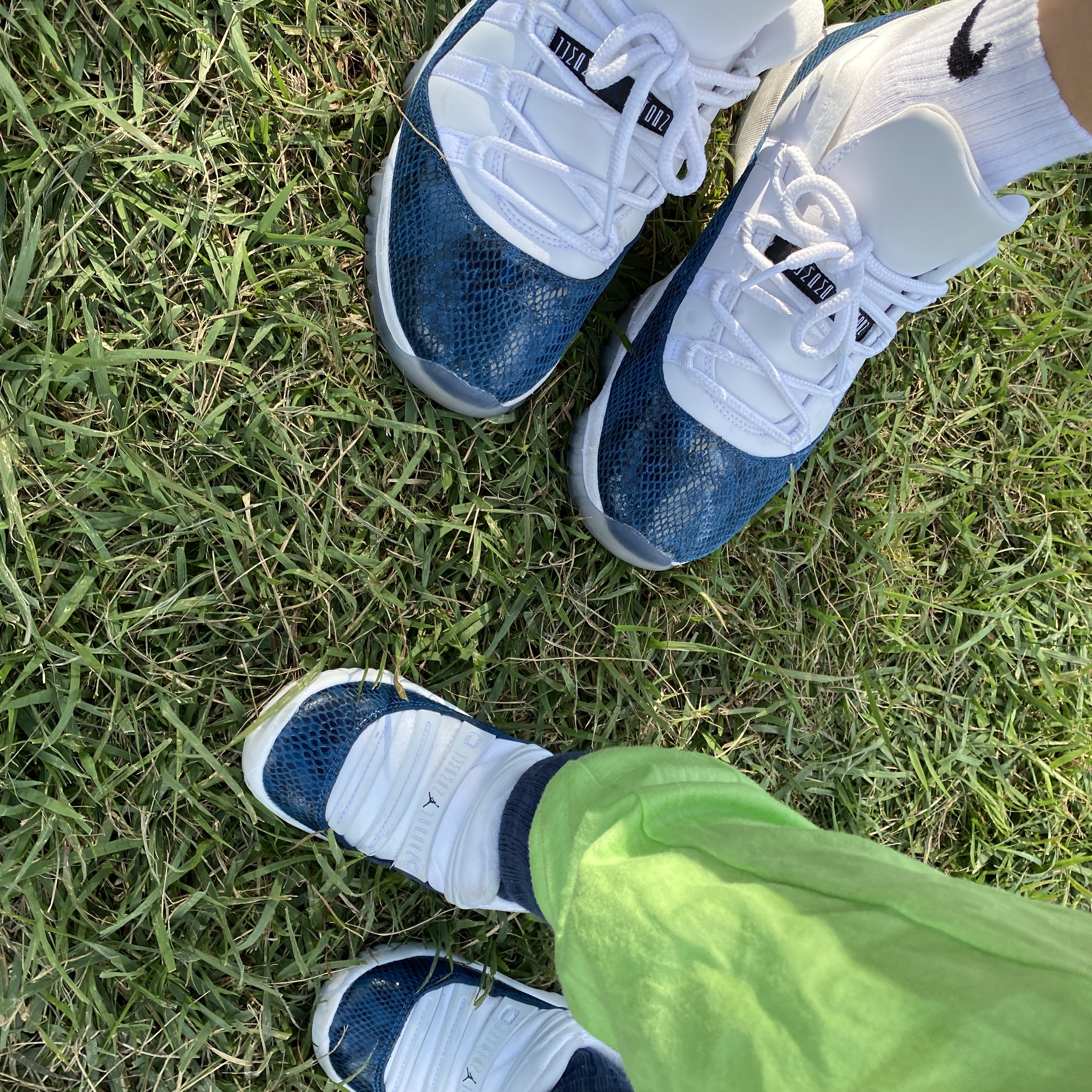 Jordan 11 Retro Low Navy Snakeskin 2019 착용 스타일