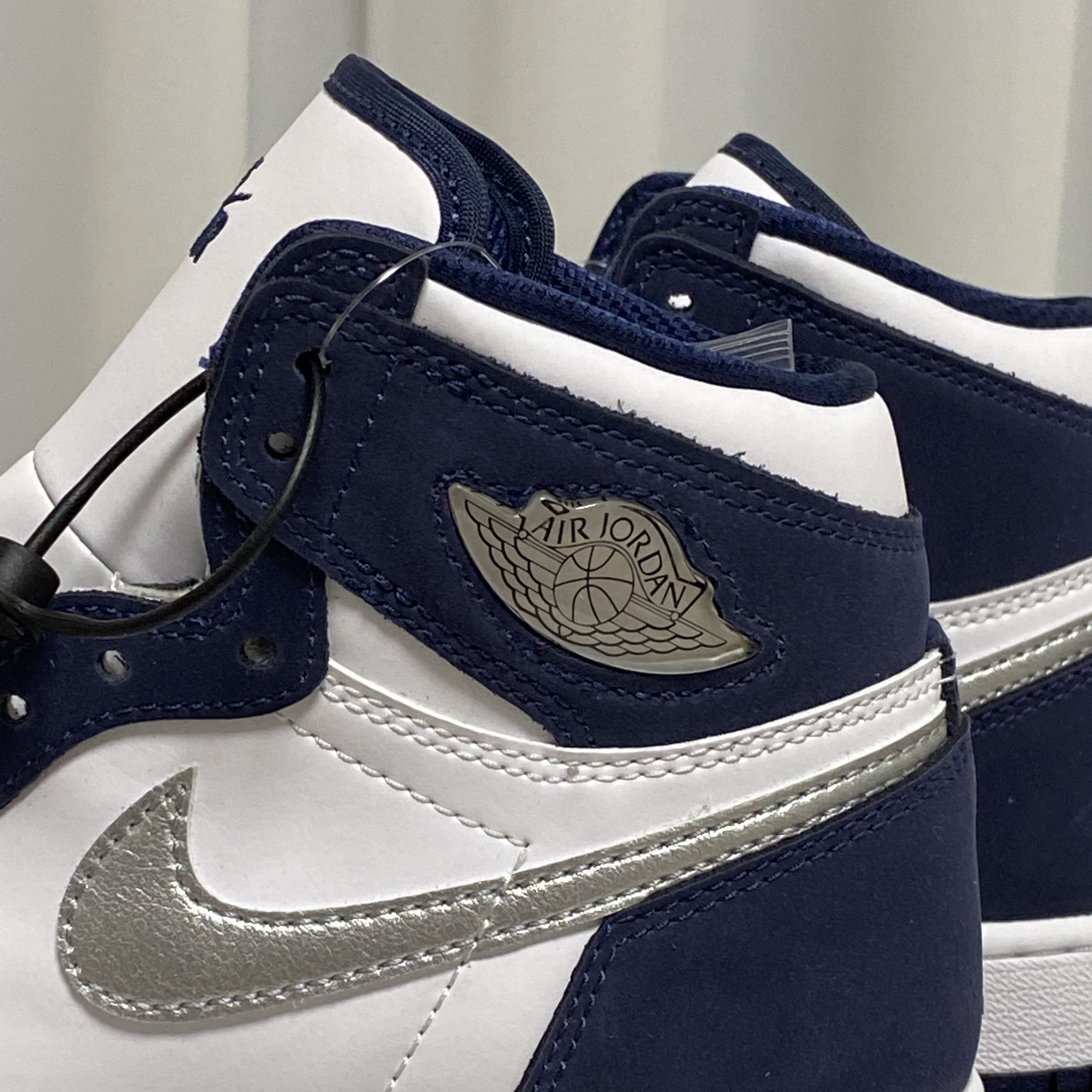 Jordan 1 Retro High OG CO.JP Midnight Navy, (GS) Jordan 1 Retro High OG CO.JP Midnight Navy 착용 스타일
