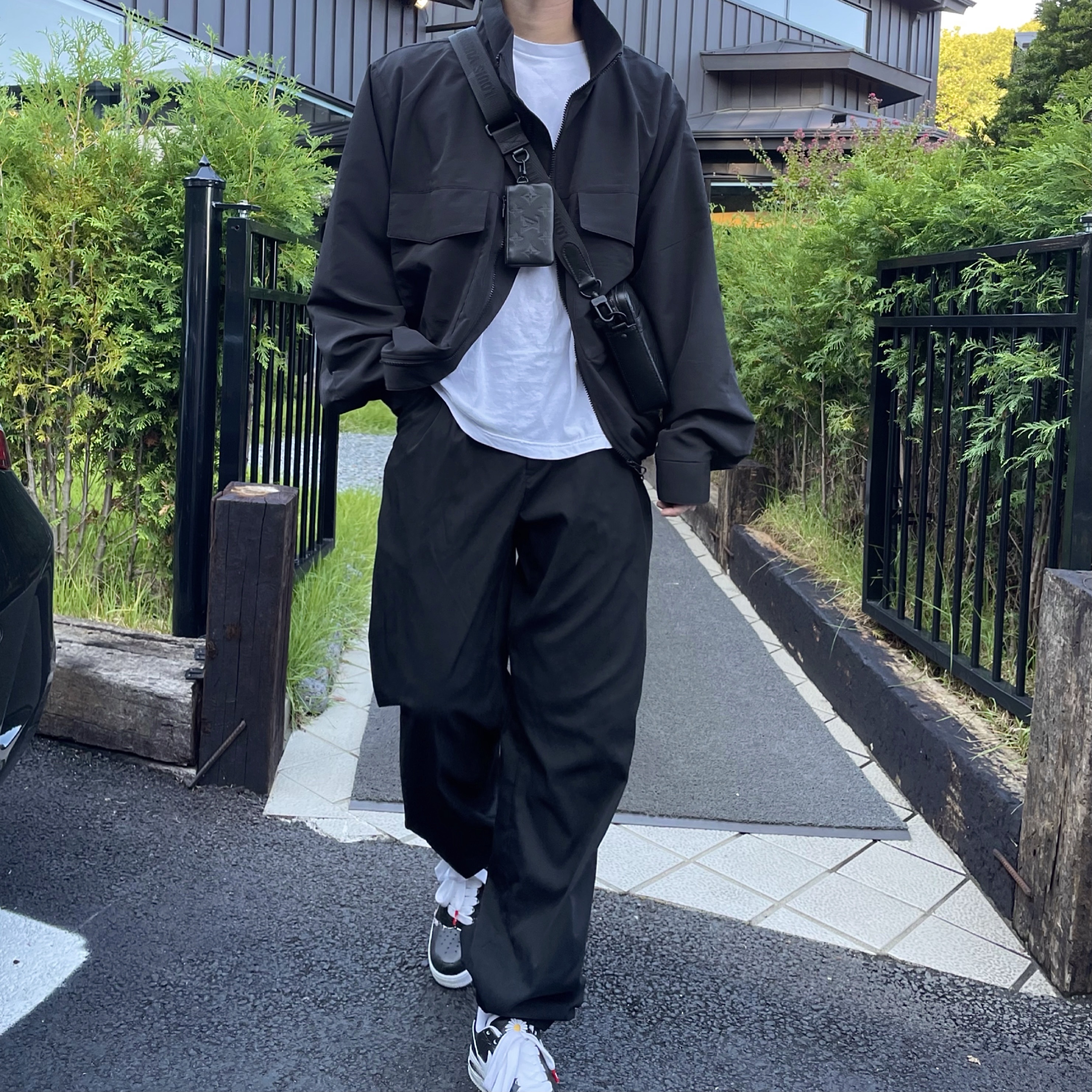 Nike x Peaceminusone Air Force 1 Low Para-Noise 착용 스타일