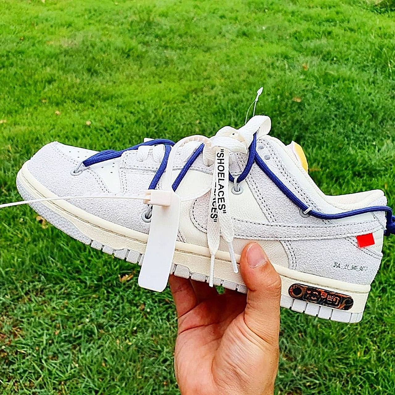 Nike x Off-White Dunk Low The 50 - Lot 18 착용 스타일 - 1